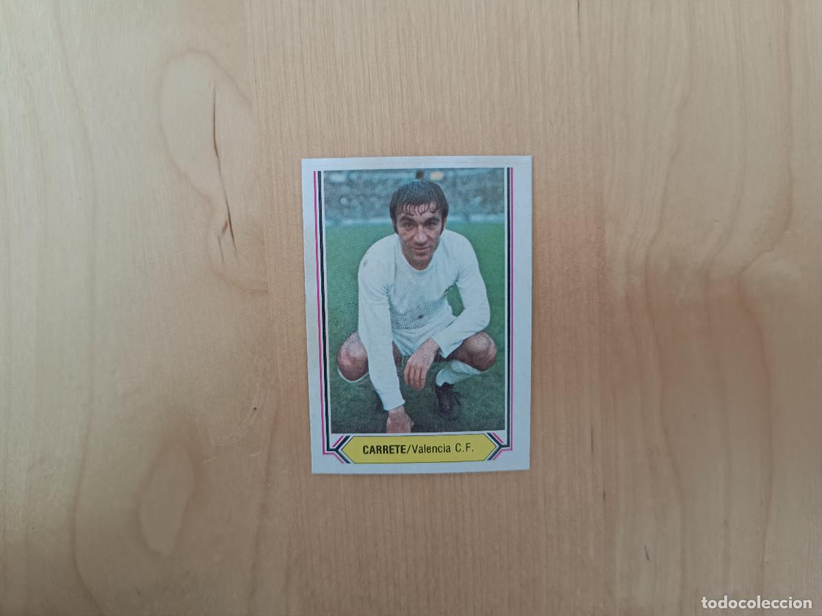Cartes &agrave; collectionner de Football: CROMO DE F&Uacute;TBOL LIGA ESTE CARRETE VALENCIA SIN PEGAR NUNCA PEGADO 80 81 1980 1981