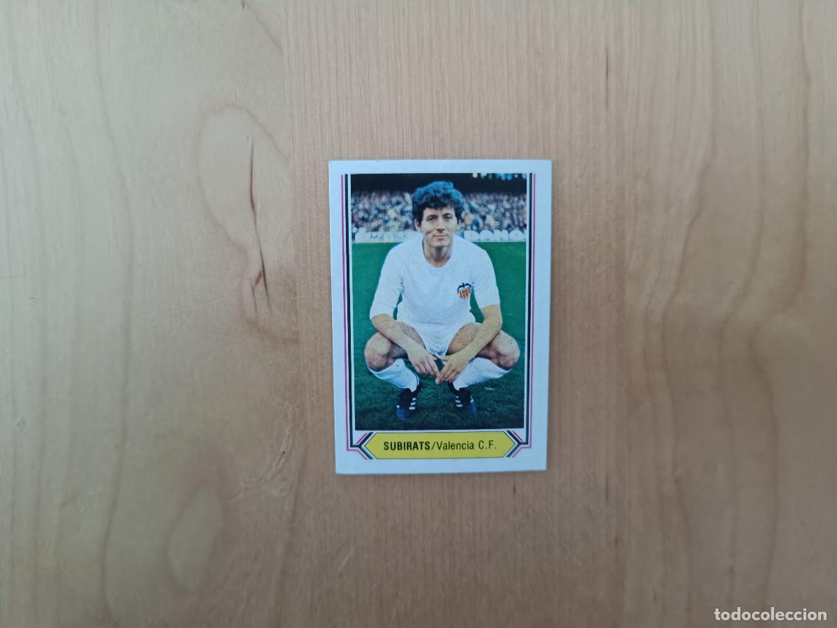 Fu&szlig;ball-Sticker: CROMO DE F&Uacute;TBOL LIGA ESTE SUBIRATS VALENCIA SIN PEGAR NUNCA PEGADO 80 81 1980 1981