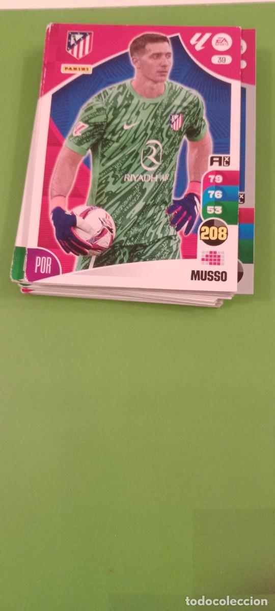 Figurine di Calcio: MUSSO ATLETICO DE MADRID PANINI FICHA ADRENALYN XL 2024 2025 24 25 C-BLOCK