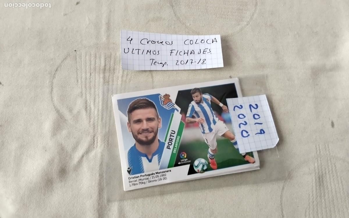 Figurine di Calcio: 4 CROMOS COLOCA Y ULTIMOS FICHAJES TEMP. 2017-18 , DIFERENTES