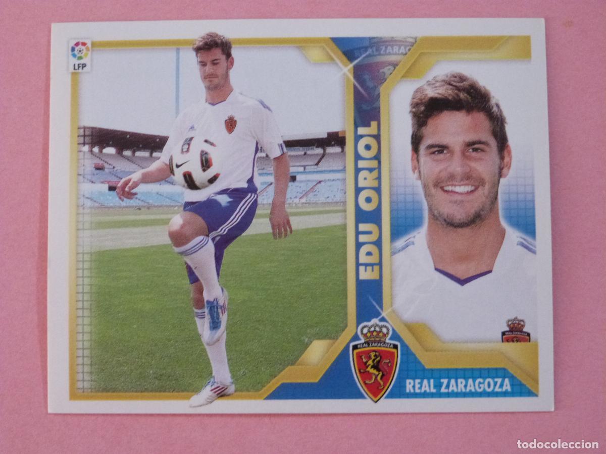 Cromos de f&uacute;tbol: CROMO FUTBOL EDU ORIOL REAL ZARAGOZA SIN PEGAR N&ordm; 13 LIGA ESTE 2011-2012/11-12
