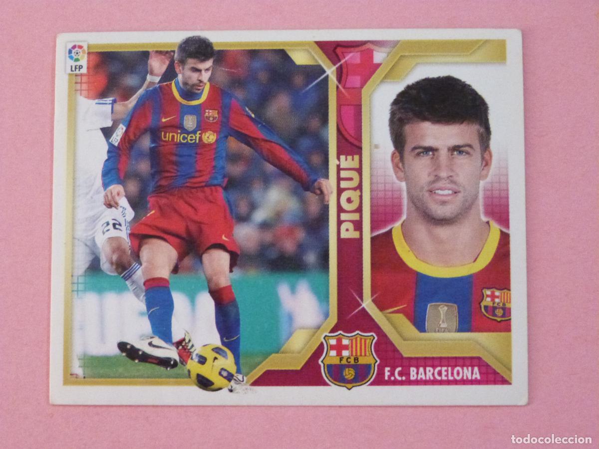 Cromos de F&uacute;tbol: CROMO FUTBOL PIQUE F.C. BARCELONA SIN PEGAR N&ordm; 6 LIGA ESTE 2011-2012/11-12