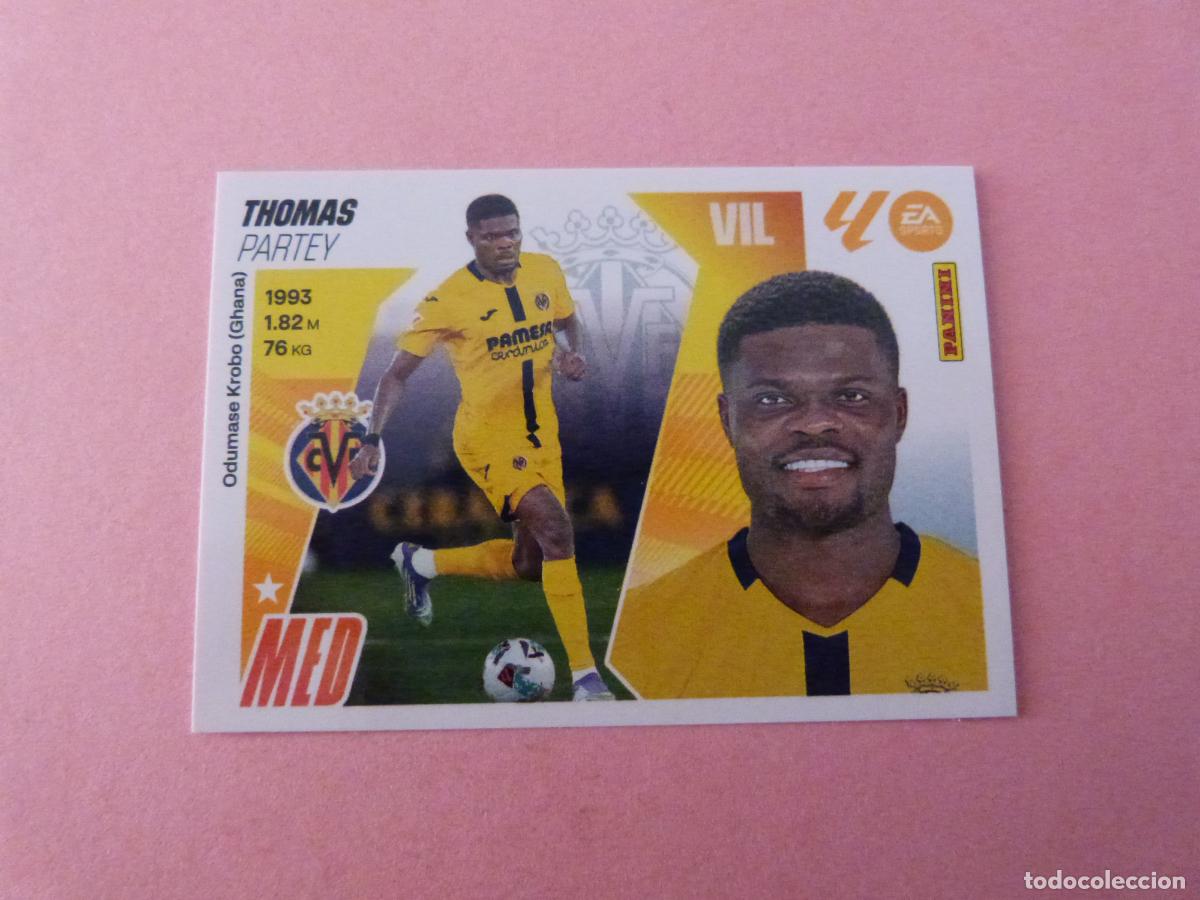 Cromos de f&uacute;tbol: CROMO FUTBOL THOMAS VILLARREAL C.F. COLOCA SIN PEGAR N&ordm; 14 BIS LIGA ESTE 2025-2026/25-26 3&ordf; EDICION