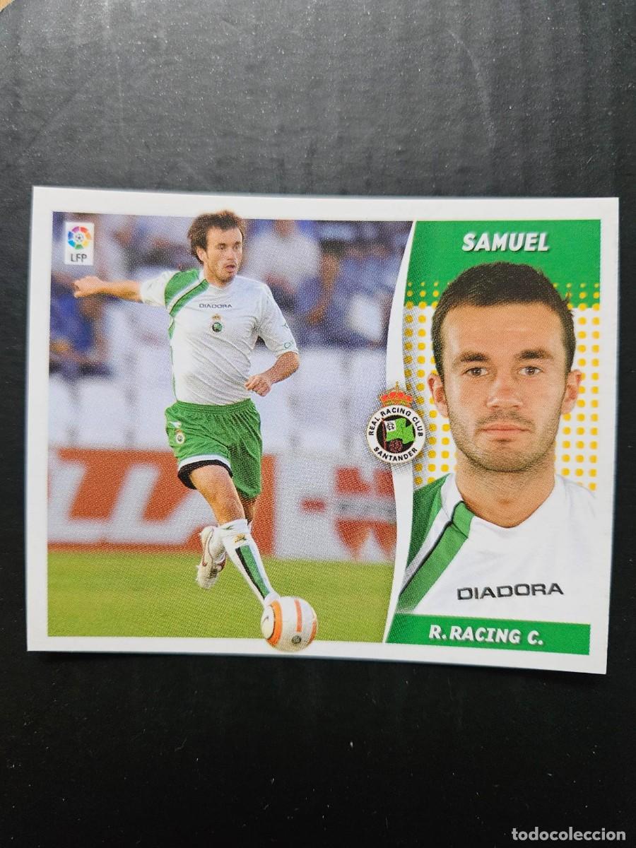 Figurine di Calcio: SAMUEL RACING SANTANDER LIGA ESTE 06 07 2006 2007 SIN PEGAR NUNCA PEGADO