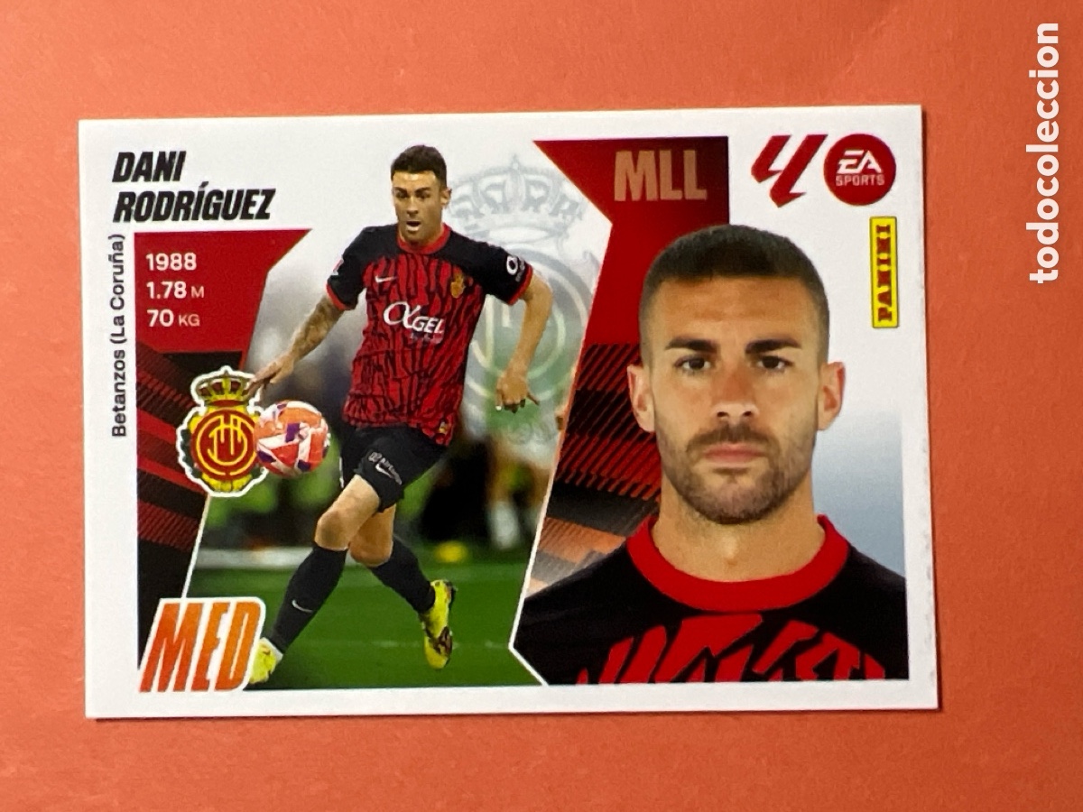 Fu&szlig;ball-Sticker: C5191: Dani Rodr&iacute;guez 15 MALLORCA 25 26 LIGA ESTE 2025 2026