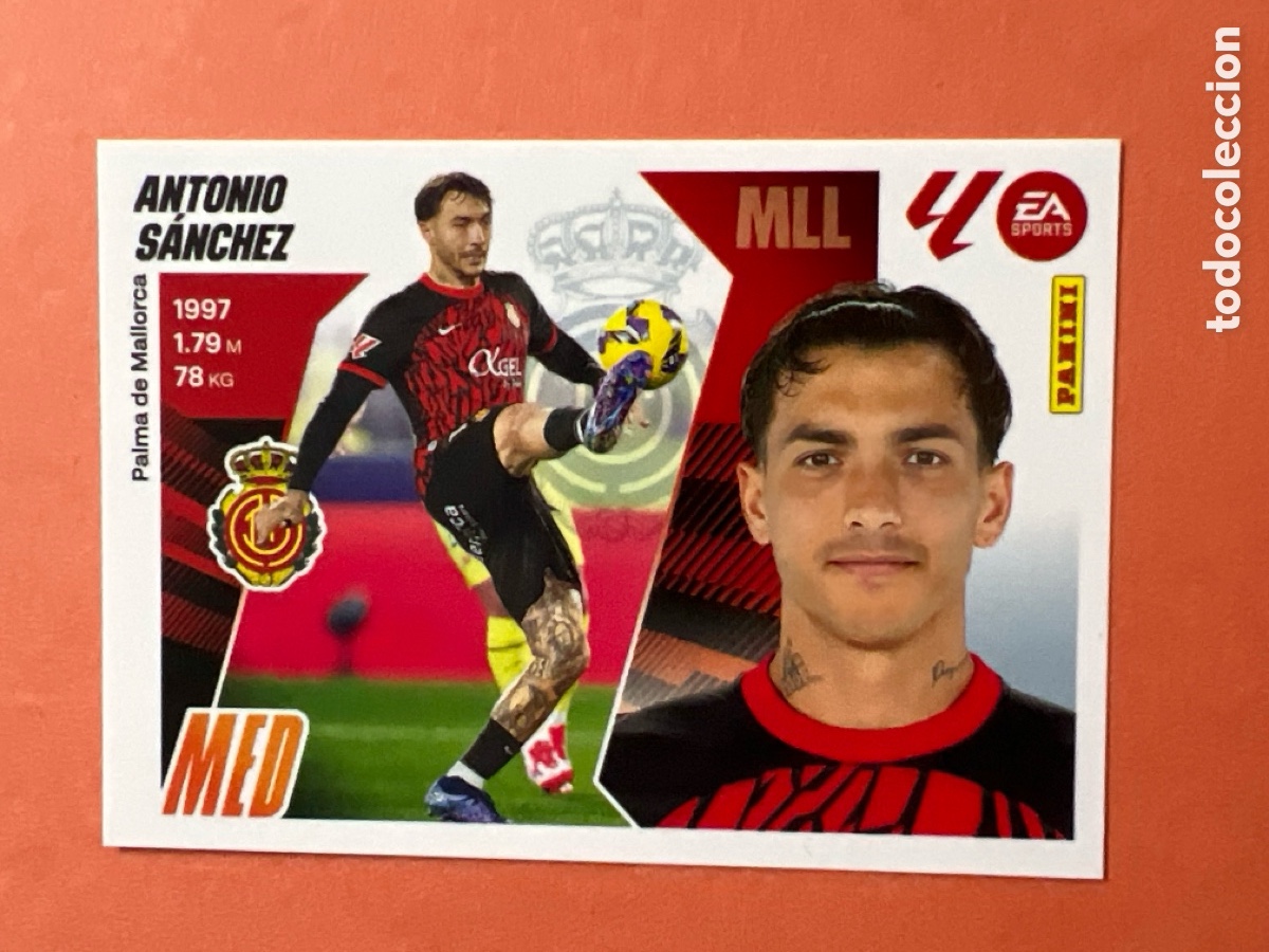 Fu&szlig;ball-Sticker: C2295. Panini La Liga ESTE 2025 2026 25 26 MALLORCA 14 ANTONIO SANCHEZ