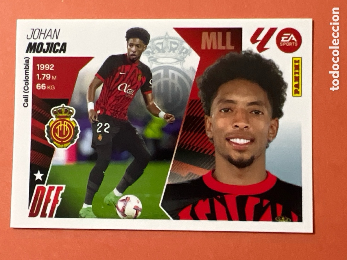 Fu&szlig;ball-Sticker: C2449. CROMO PANINI LIGA ESTE 2025-26 (25 - 26) - N&ordm; 9 - MOJICA - MALLORCA