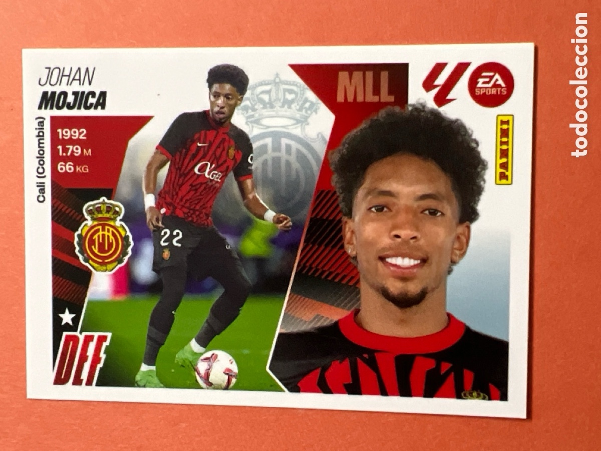 Fu&szlig;ball-Sticker: C2530. CROMO PANINI LIGA ESTE 2025-26 (25 - 26) - N&ordm; 9 - MOJICA - MALLORCA