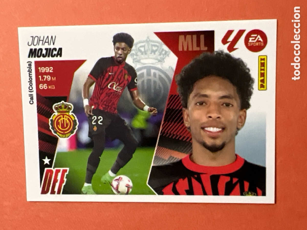 Figurine di Calcio: C2546. CROMO PANINI LIGA ESTE 2025-26 (25 - 26) - N&ordm; 9 - MOJICA - MALLORCA