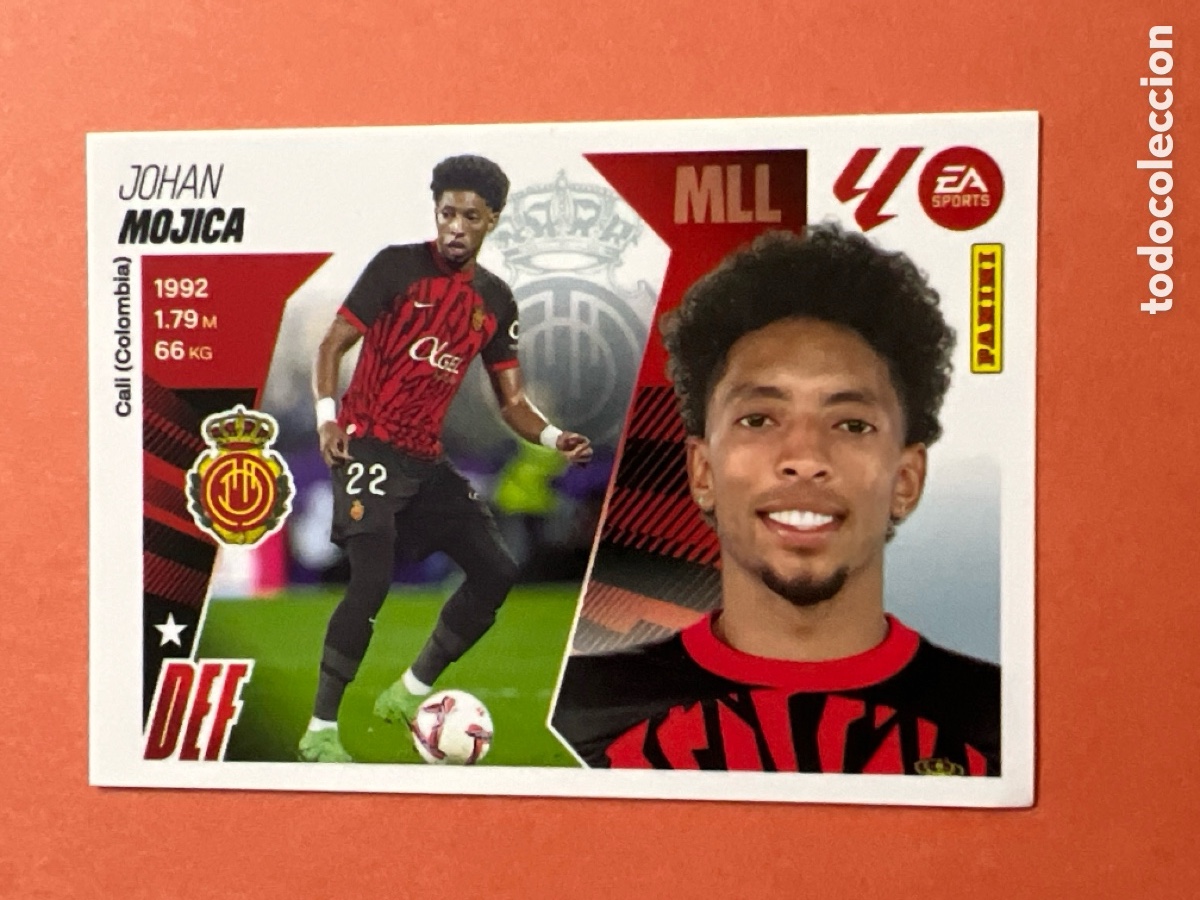 Fu&szlig;ball-Sticker: C2551. CROMO PANINI LIGA ESTE 2025-26 (25 - 26) - N&ordm; 9 - MOJICA - MALLORCA