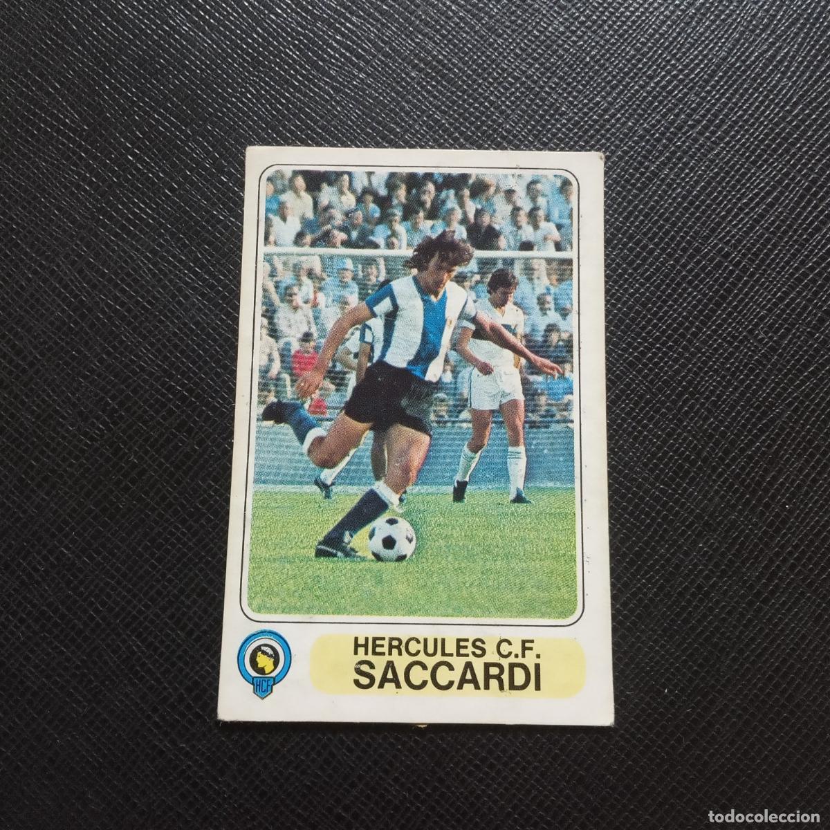 Fu&szlig;ball-Sticker: SACCARDI HERCULES PACOSA 1977 1978 CROMO FUTBOL LIGA 77 78 - DESPEGADO - A196 PG35