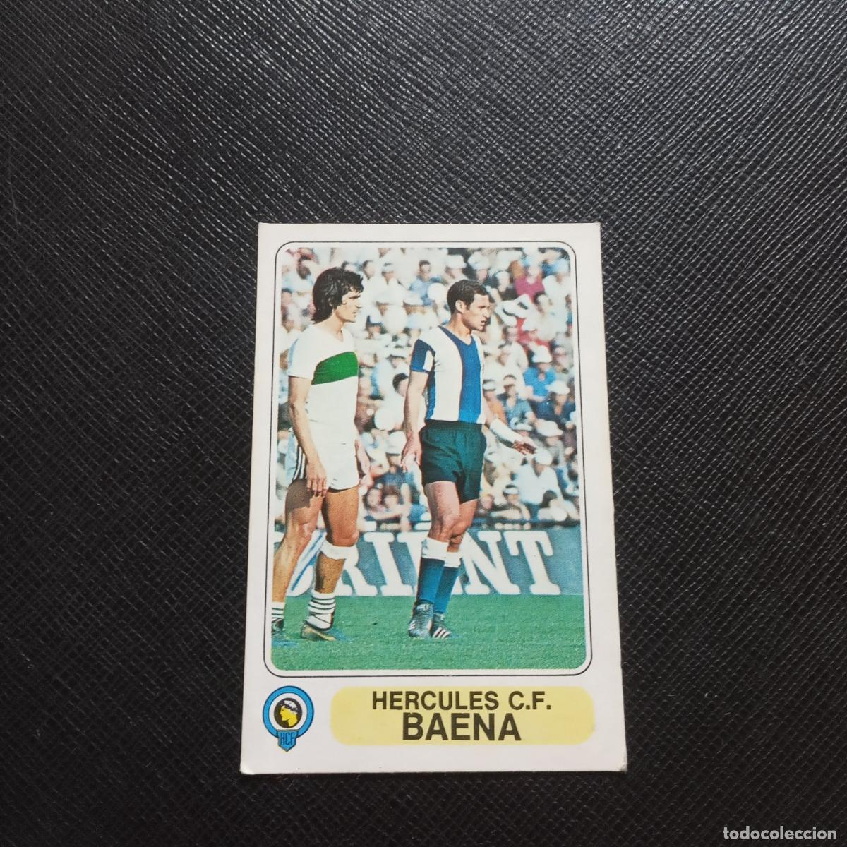 Figurine di Calcio: BAENA HERCULES PACOSA 1977 1978 CROMO FUTBOL LIGA 77 78 - DESPEGADO - A196 PG35