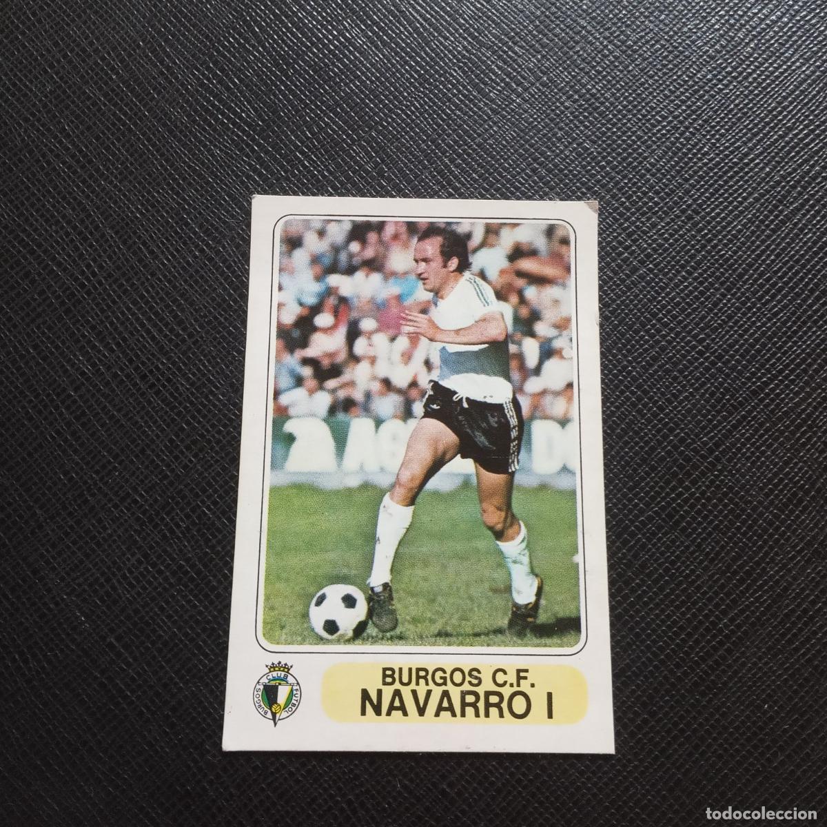 Fu&szlig;ball-Sticker: NAVARRO I BURGOS PACOSA 1977 1978 CROMO FUTBOL LIGA 77 78 - DESPEGADO - A196 PG41