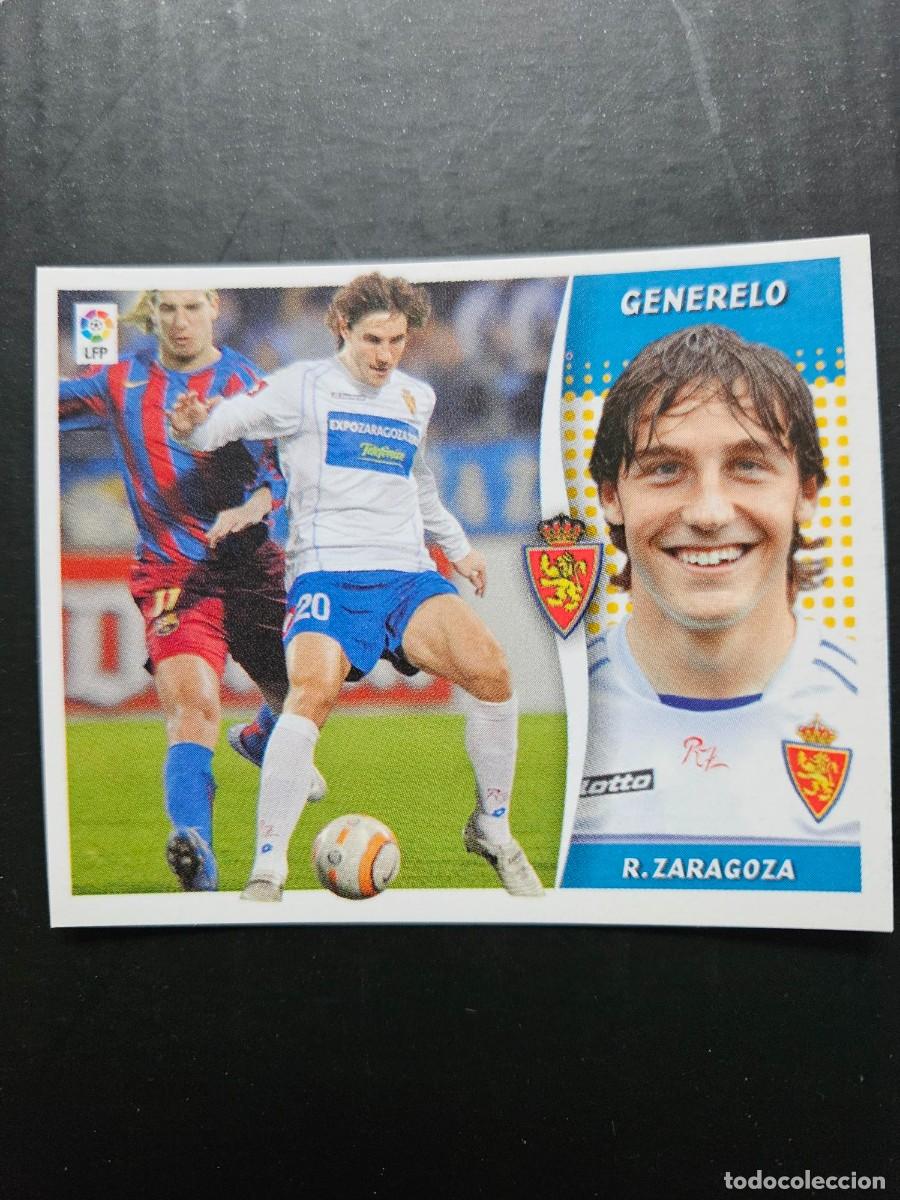 Figurine di Calcio: GENERELO ZARAGOZA LIGA ESTE 06 07 2006 2007 SIN PEGAR NUNCA PEGADO