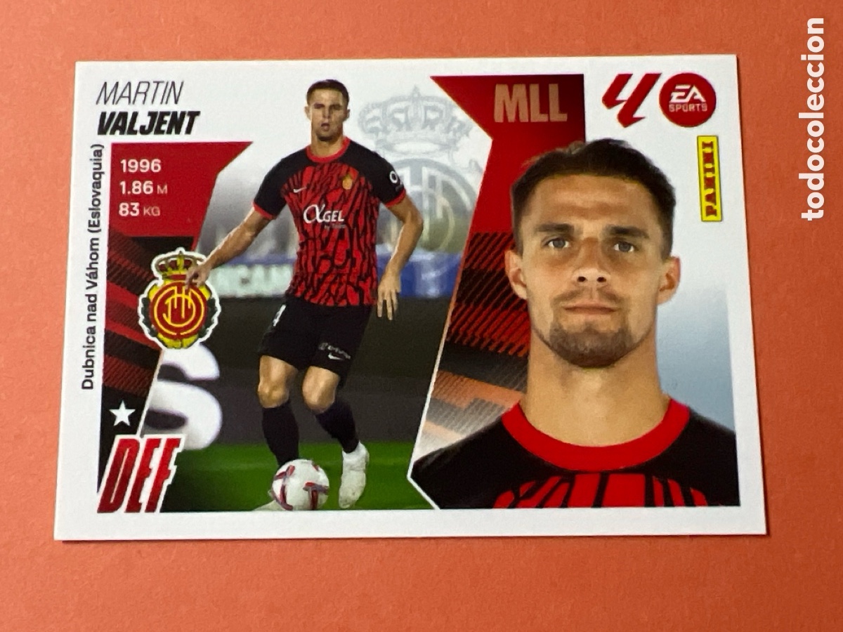 Fu&szlig;ball-Sticker: C2558. CROMO PANINI LIGA ESTE 2025-26 (25 - 26) - N&ordm; 8 - VALJENT - MALLORCA