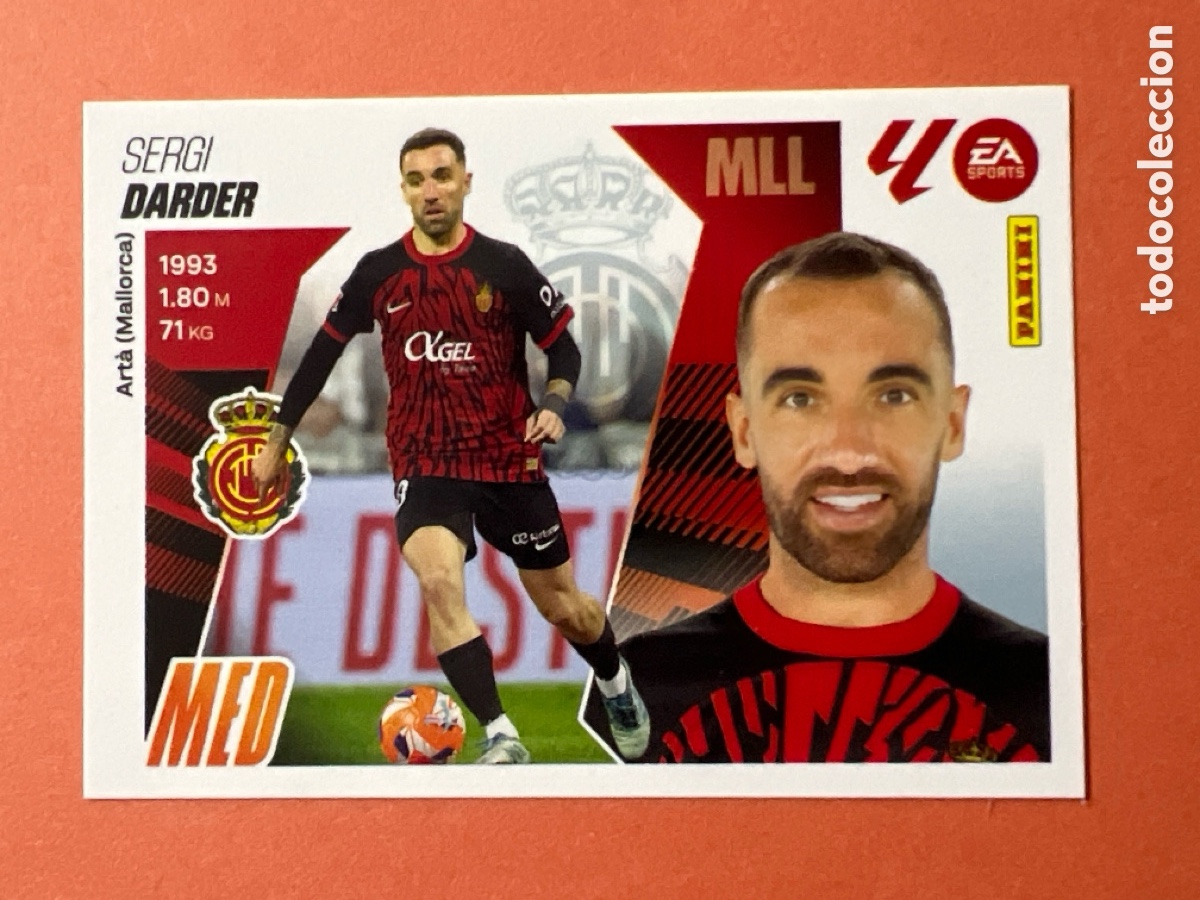 Football Stickers: C8961. liga este 2025 2026 25 26 nuevo n&ordm; 13 darder mallorca