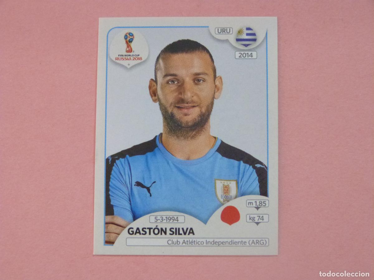Football Stickers: CROMO FUTBOL GASTON SILVA URUGUAY SIN PEGAR N&ordm; 100 MUNDIAL RUSIA 2018 PANINI
