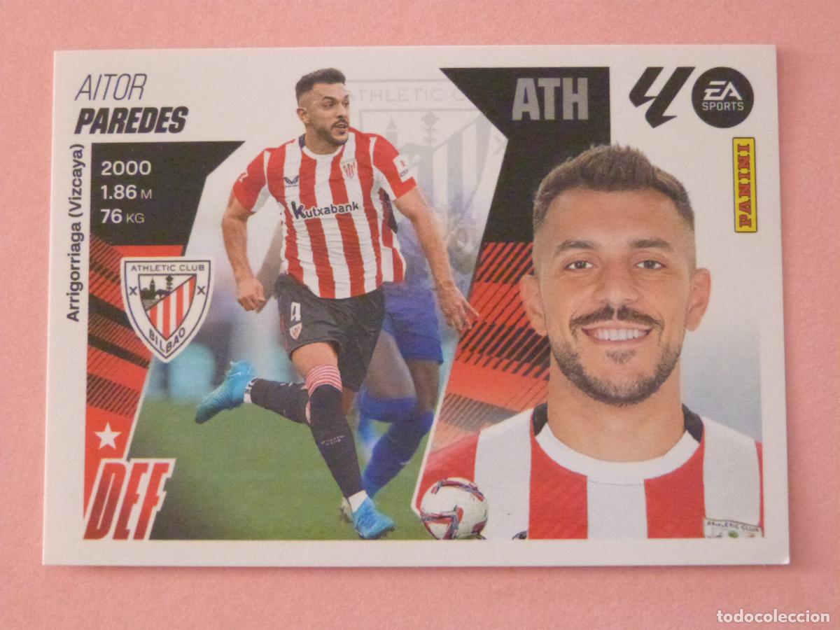 Figurine di Calcio: CROMO FUTBOL PAREDES ATH. BILBAO SIN PEGAR N&ordm; 7 LIGA ESTE 2025-2026/25-26 PANINI