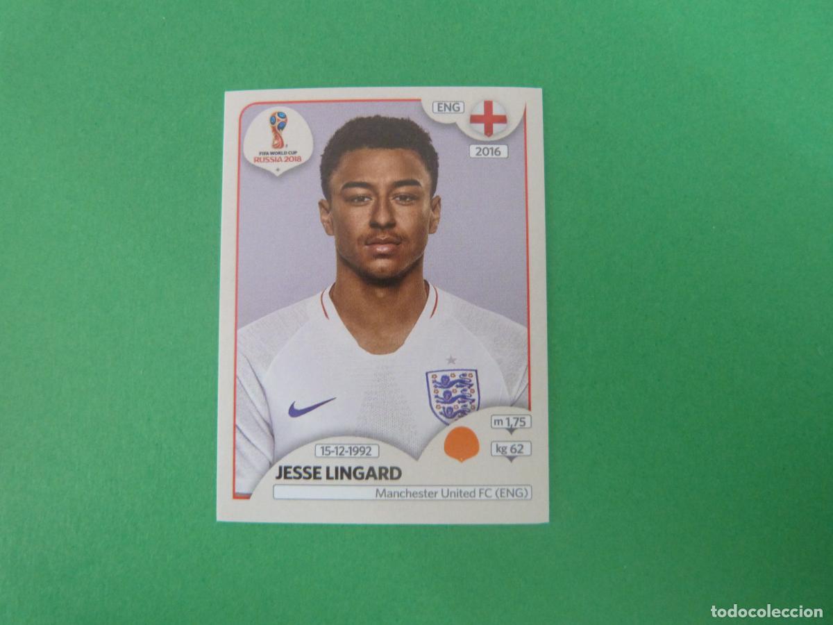 Cromos de F&uacute;tbol: CROMO FUTBOL JESE LINGARD INGLATERRA SIN PEGAR N&ordm; 587 MUNDIAL RUSIA 2018 PANINI
