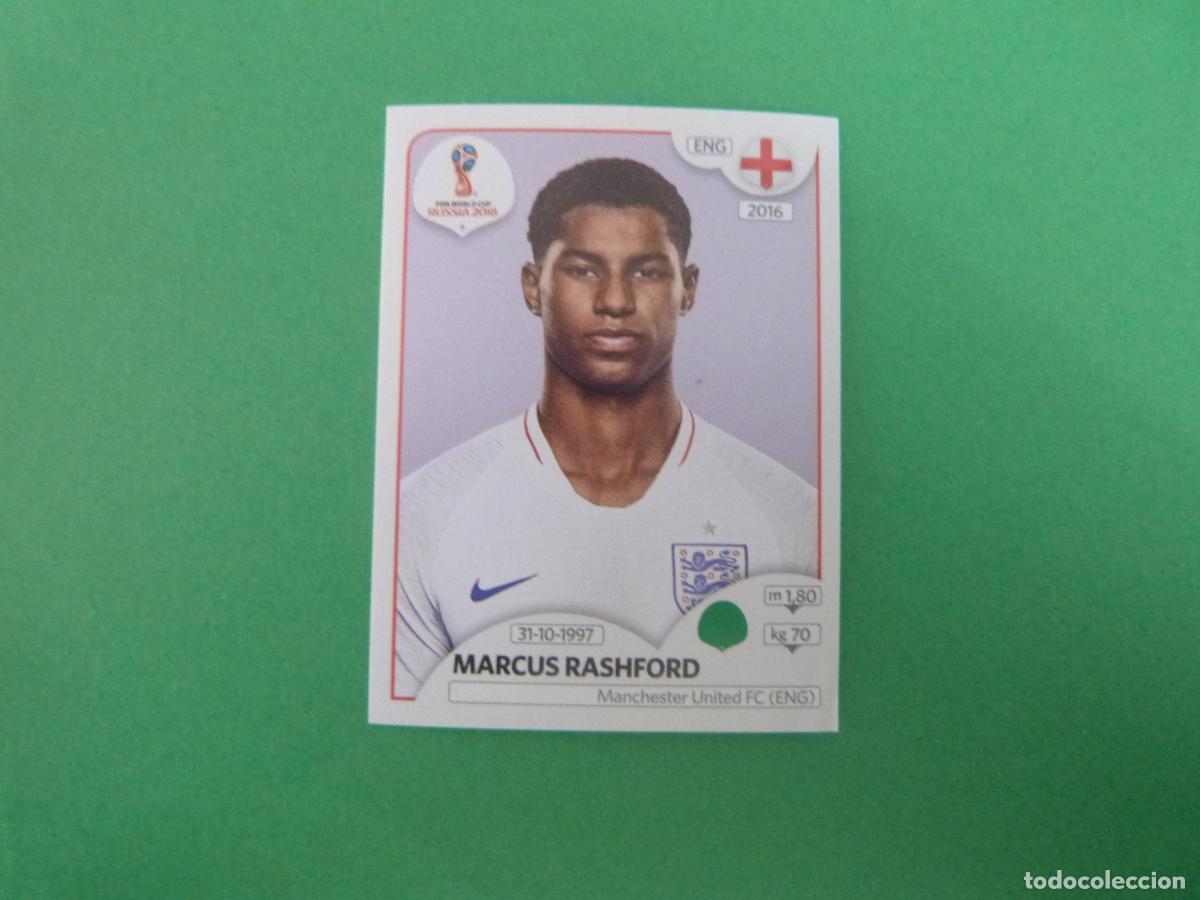 Cromos de F&uacute;tbol: CROMO FUTBOL MARCUS RASHFORD INGLATERRA SIN PEGAR N&ordm; 590 MUNDIAL RUSIA 2018 PANINI