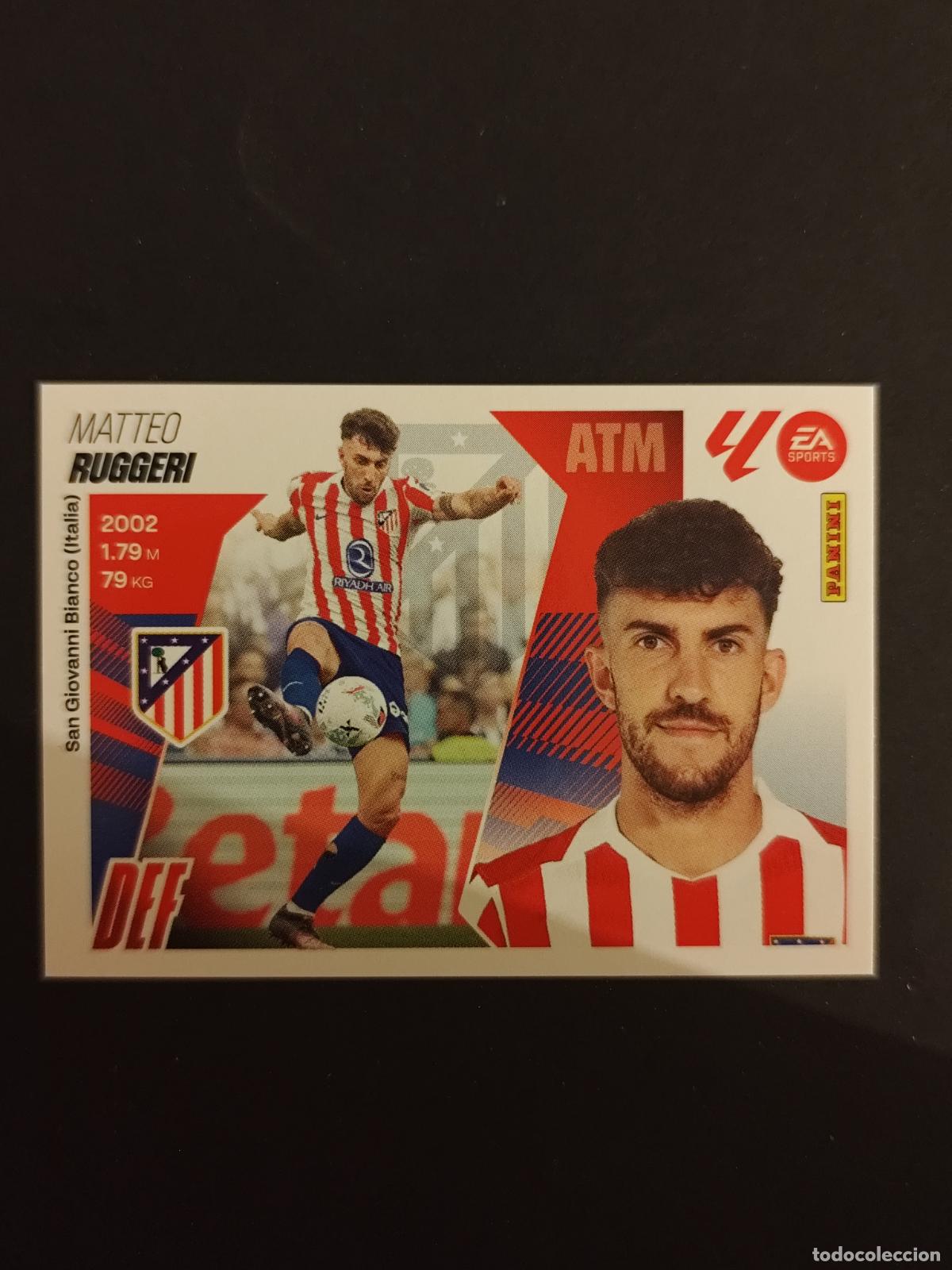 Cromos de F&uacute;tbol: 9 BIS RUGGERI ATL&Eacute;TICO MADRID LIGA ESTE 2025 2026 25 26 PEDIDO M&Iacute;NIMO 2&euro;