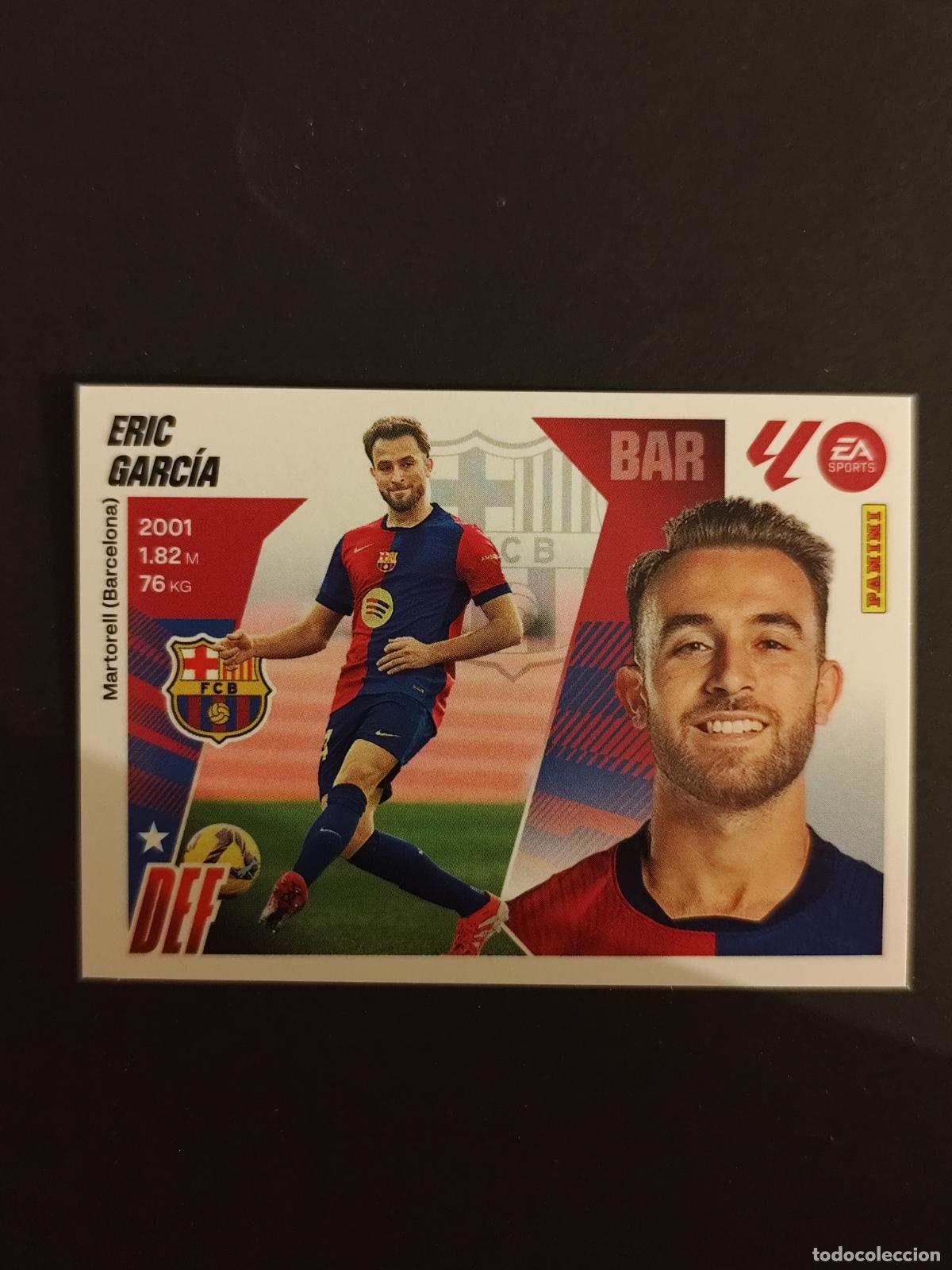 Fu&szlig;ball-Sticker: 9A ERIC GARC&Iacute;A BARCELONA BAR&Ccedil;A 8 A LIGA ESTE 2025 2026 25 26 PEDIDO M&Iacute;NIMO 2&euro;