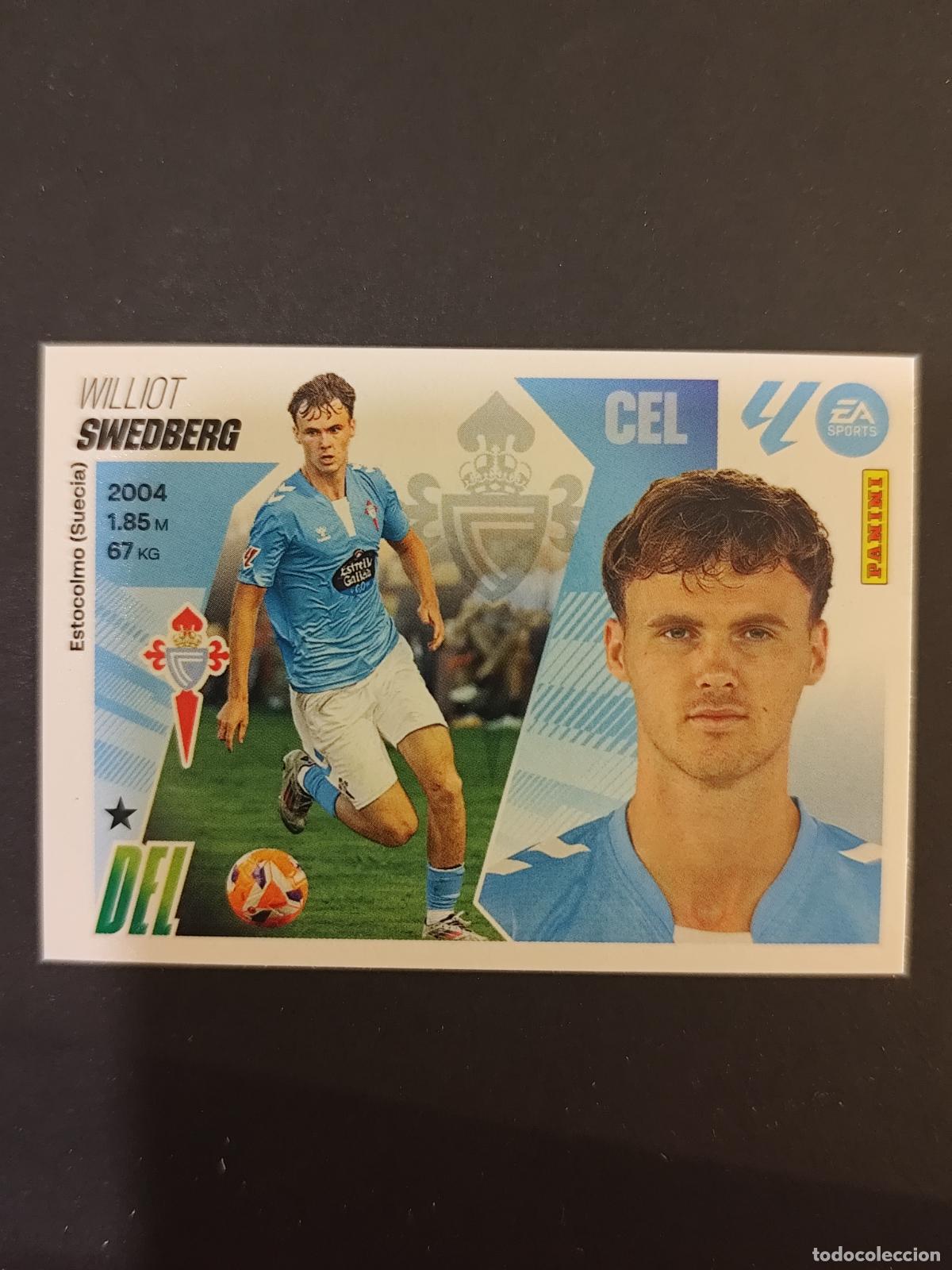 Cromos de F&uacute;tbol: 18 SWEDBERG CELTA VIGO LIGA ESTE 2025 2026 25 26 PEDIDO M&Iacute;NIMO 2&euro;