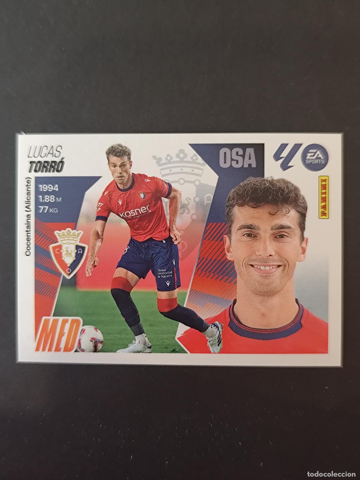 Fu&szlig;ball-Sticker: 12 TORR&Oacute; OSASUNA LIGA ESTE 2025 2026 25 26 PEDIDO M&Iacute;NIMO 2&euro;