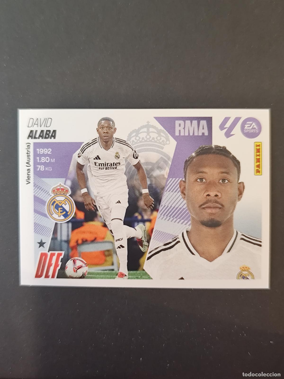 Cromos de F&uacute;tbol: 9 ALABA REAL MADRID LIGA ESTE 2025 2026 25 26 PEDIDO M&Iacute;NIMO 2&euro;