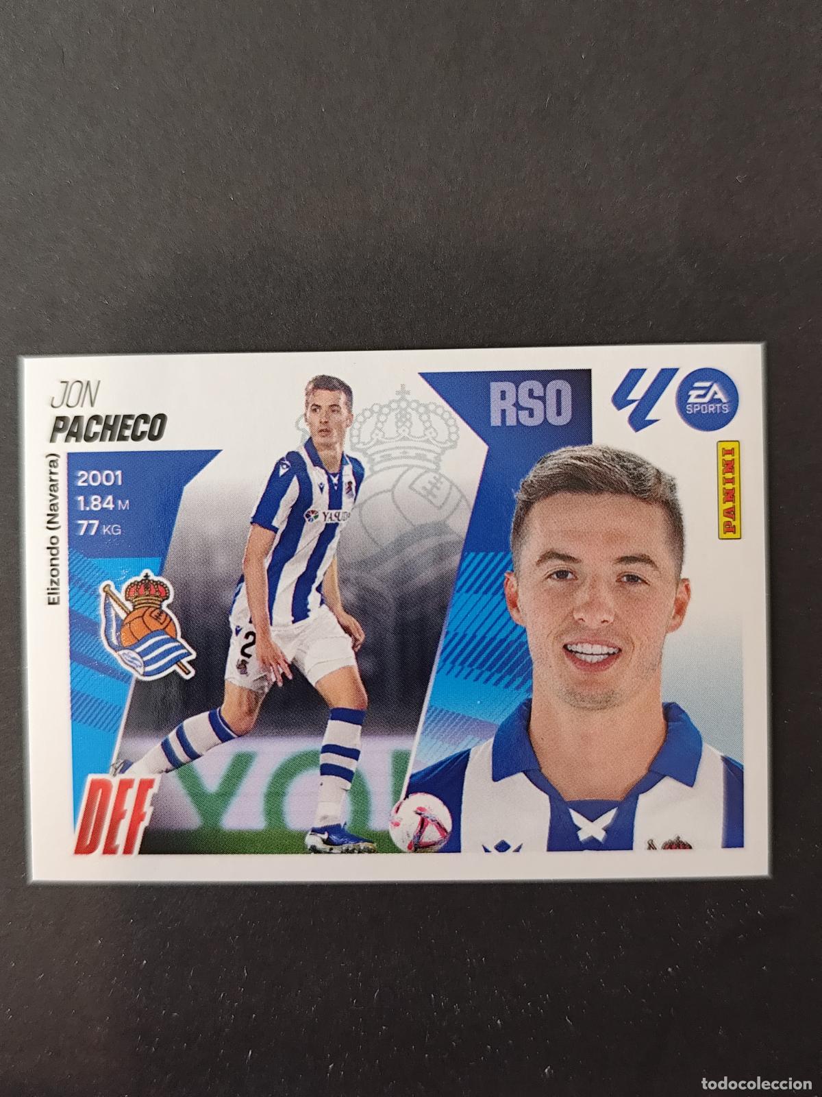 Cromos de F&uacute;tbol: 8 PACHECO REAL SOCIEDAD LIGA ESTE 2025 2026 25 26 PEDIDO M&Iacute;NIMO 2&euro;
