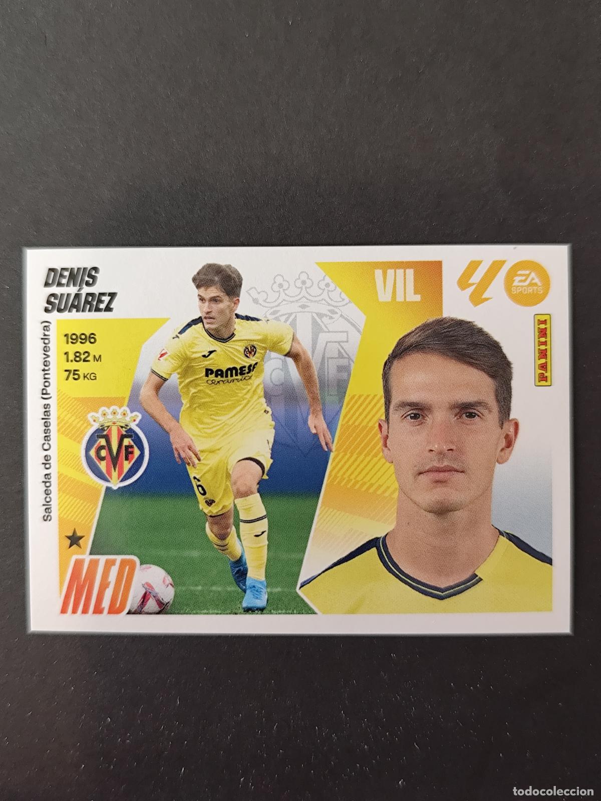 Cromos de F&uacute;tbol: 14 DENIS SU&Aacute;REZ VILLARREAL LIGA ESTE 2025 2026 25 26 PEDIDO M&Iacute;NIMO 2&euro;