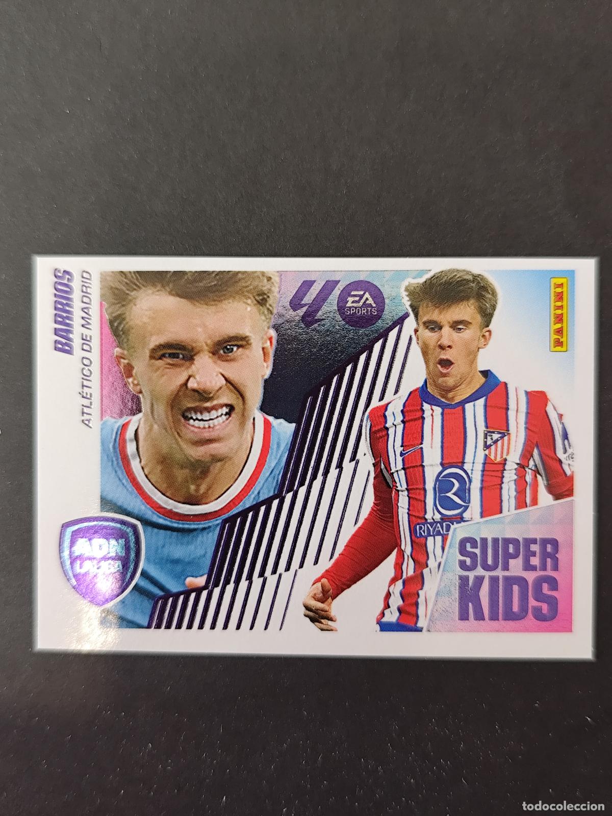 Fu&szlig;ball-Sticker: 3 BARRIOS ATL&Eacute;TICO MADRID SUPER KIDS LIGA ESTE 2025 2026 25 26 PEDIDO M&Iacute;NIMO 2&euro;