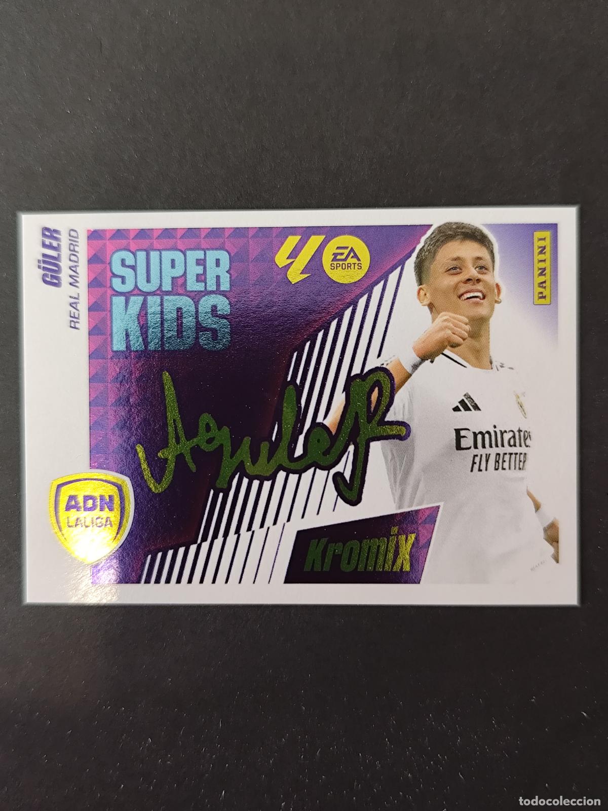 Figurine di Calcio: K10 10 G&Uuml;LER REAL MADRID SUPER KIDS KROMIX LIGA ESTE 2025 2026 25 26 PEDIDO M&Iacute;NIMO 2&euro;