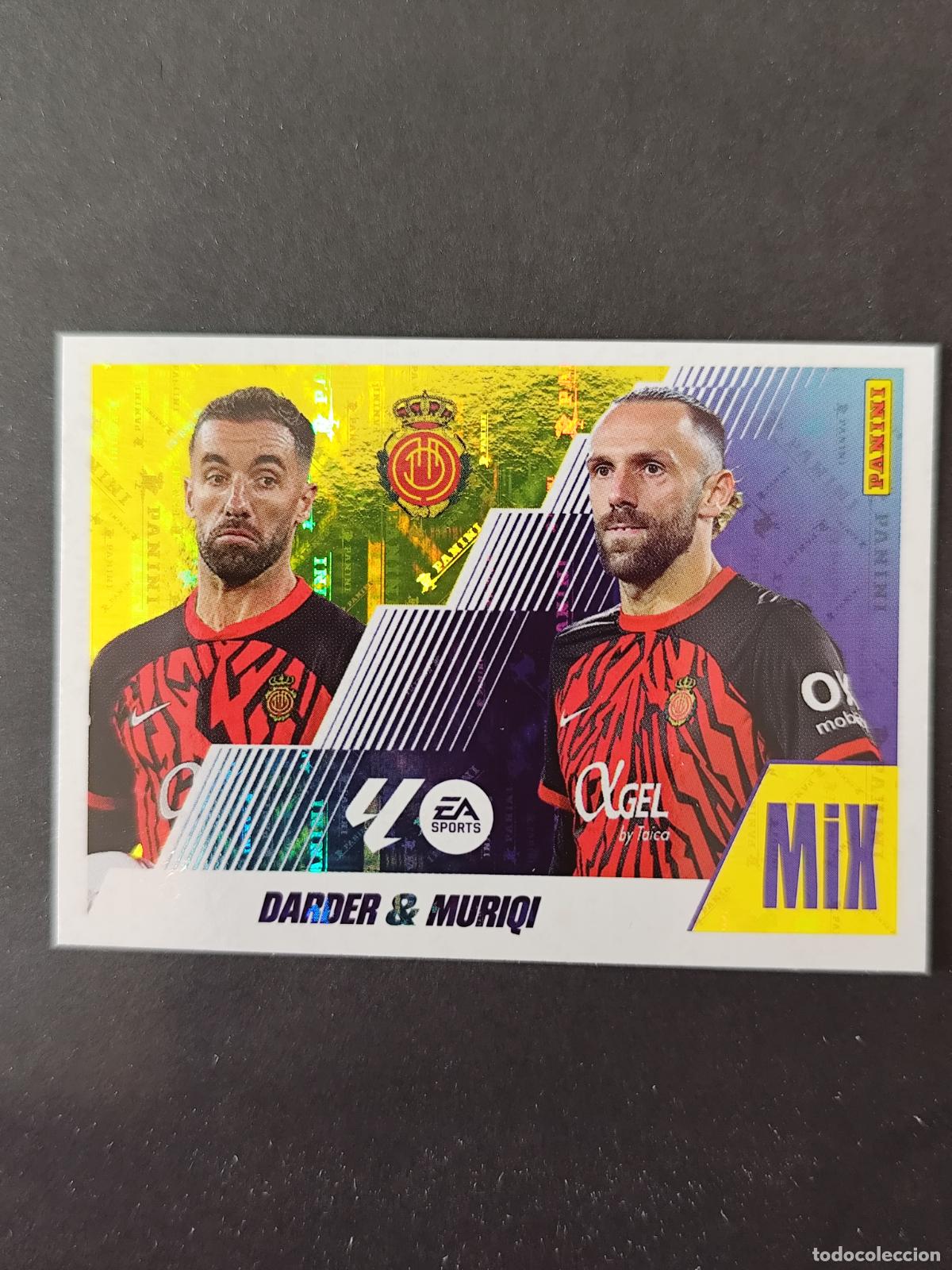 Fu&szlig;ball-Sticker: 5 DARDER MURIQI MALLORCA MIX LIGA ESTE 2025 2026 25 26 PEDIDO M&Iacute;NIMO 2&euro;