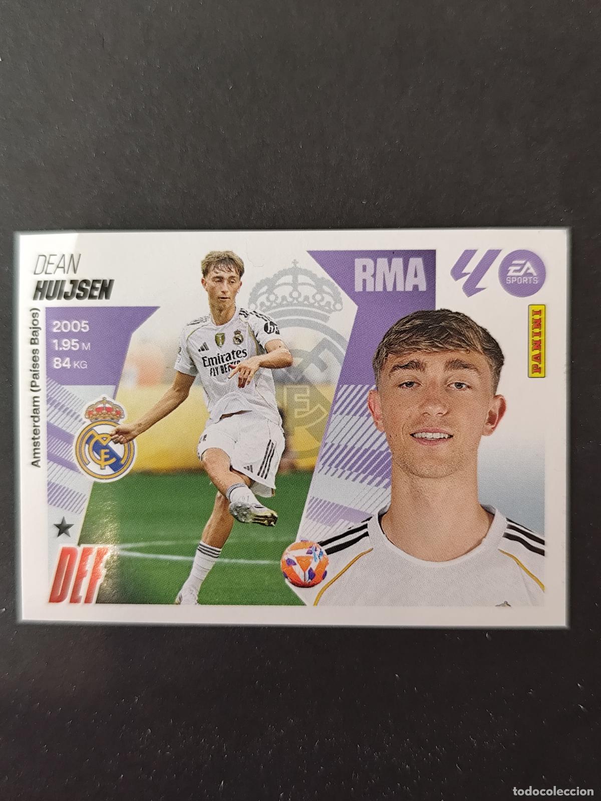 Cromos de F&uacute;tbol: FICHAJE 1 HUIJSEN REAL MADRID &Uacute;LTIMOS FICHAJES LIGA ESTE 2025 2026 25 26 PEDIDO M&Iacute;NIMO 2&euro;