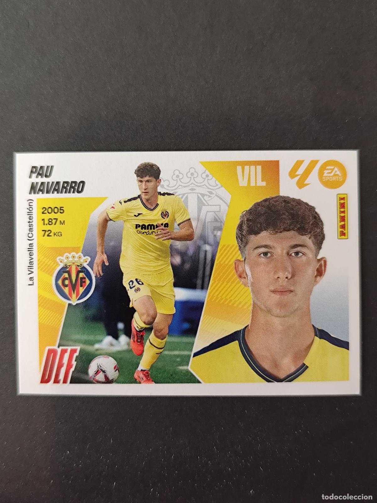 Cromos de f&uacute;tbol: 5 PAU NAVARRO VILLARREAL LIGA ESTE 2025 2026 25 26 PEDIDO M&Iacute;NIMO 2&euro;