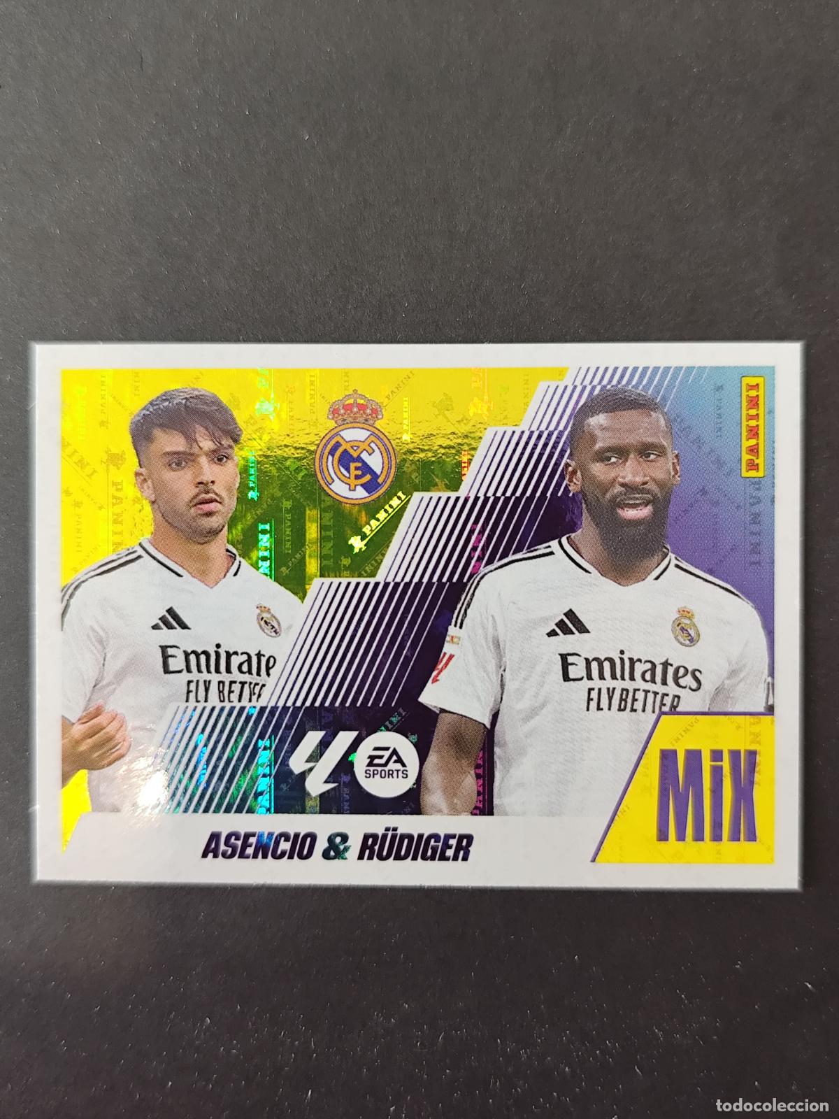 Cromos de F&uacute;tbol: 3 ASENCIO R&Uuml;DIGER REAL MADRID MIX LIGA ESTE 2025 2026 25 26 PEDIDO M&Iacute;NIMO 2&euro;