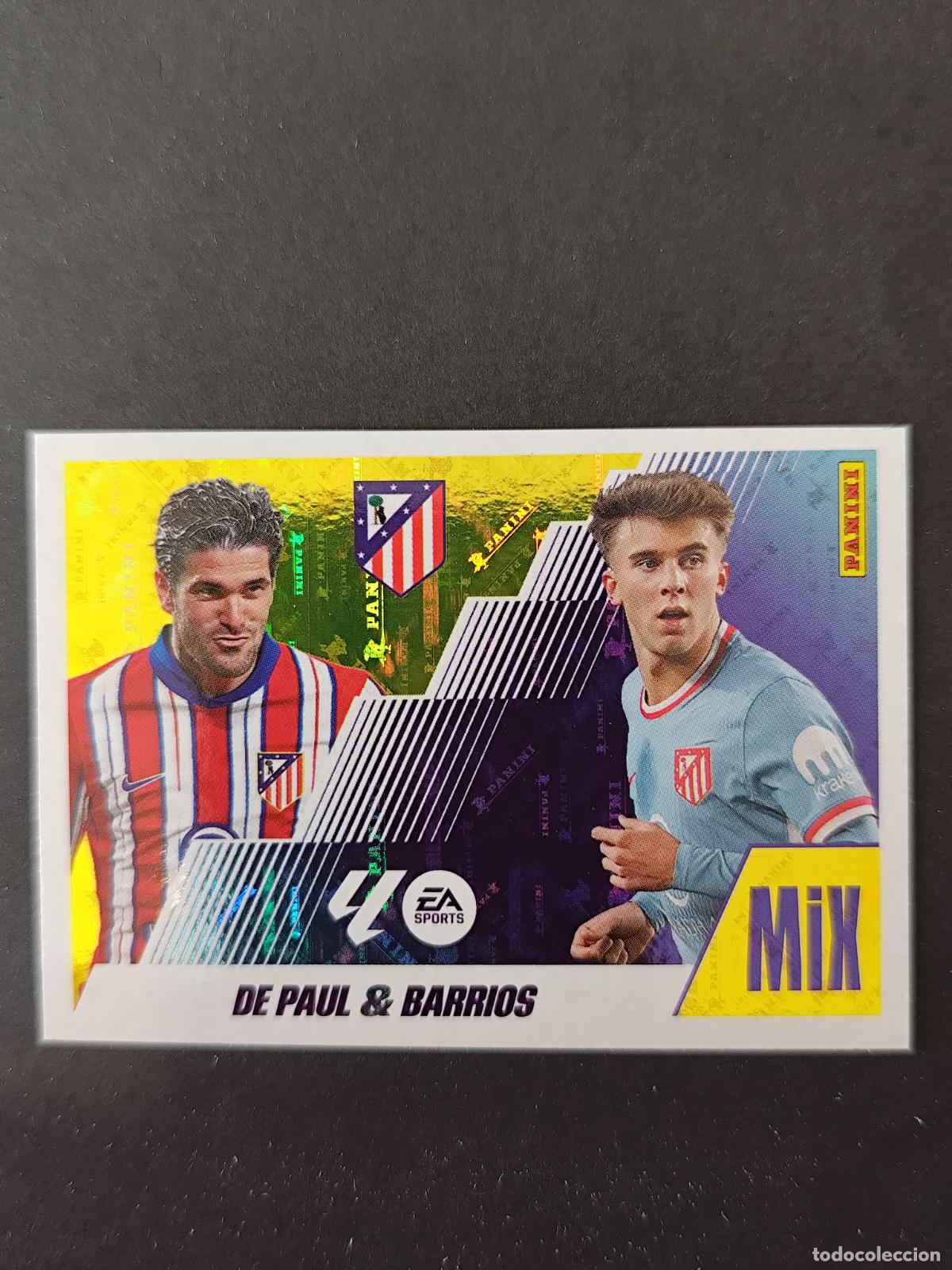 Cromos de f&uacute;tbol: 6 DE PAUL BARRIOS ATL&Eacute;TICO MADRID MIX LIGA ESTE 2025 2026 25 26 PEDIDO M&Iacute;NIMO 2&euro;