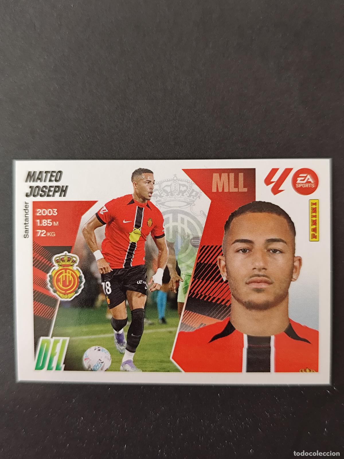 Cromos de F&uacute;tbol: FICHAJE 33 MATEO JOSEPH MALLORCA &Uacute;LTIMOS FICHAJES LIGA ESTE 2025 2026 25 26 PEDIDO M&Iacute;NIMO 2&euro;