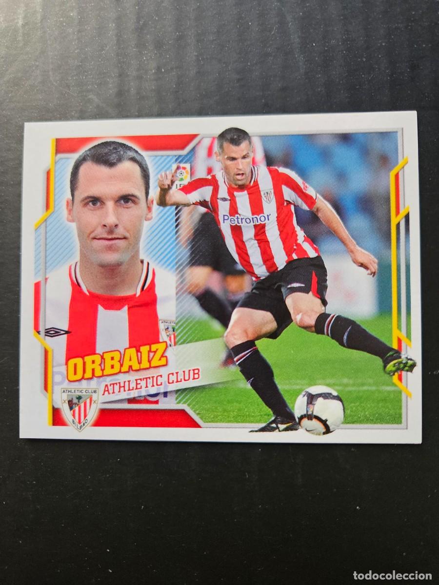 Fu&szlig;ball-Sticker: N&ordm; 9 ORBAIZ ATHLETIC BILBAO LIGA ESTE 10 11 2010 2011 SIN PEGAR NUNCA PEGADO