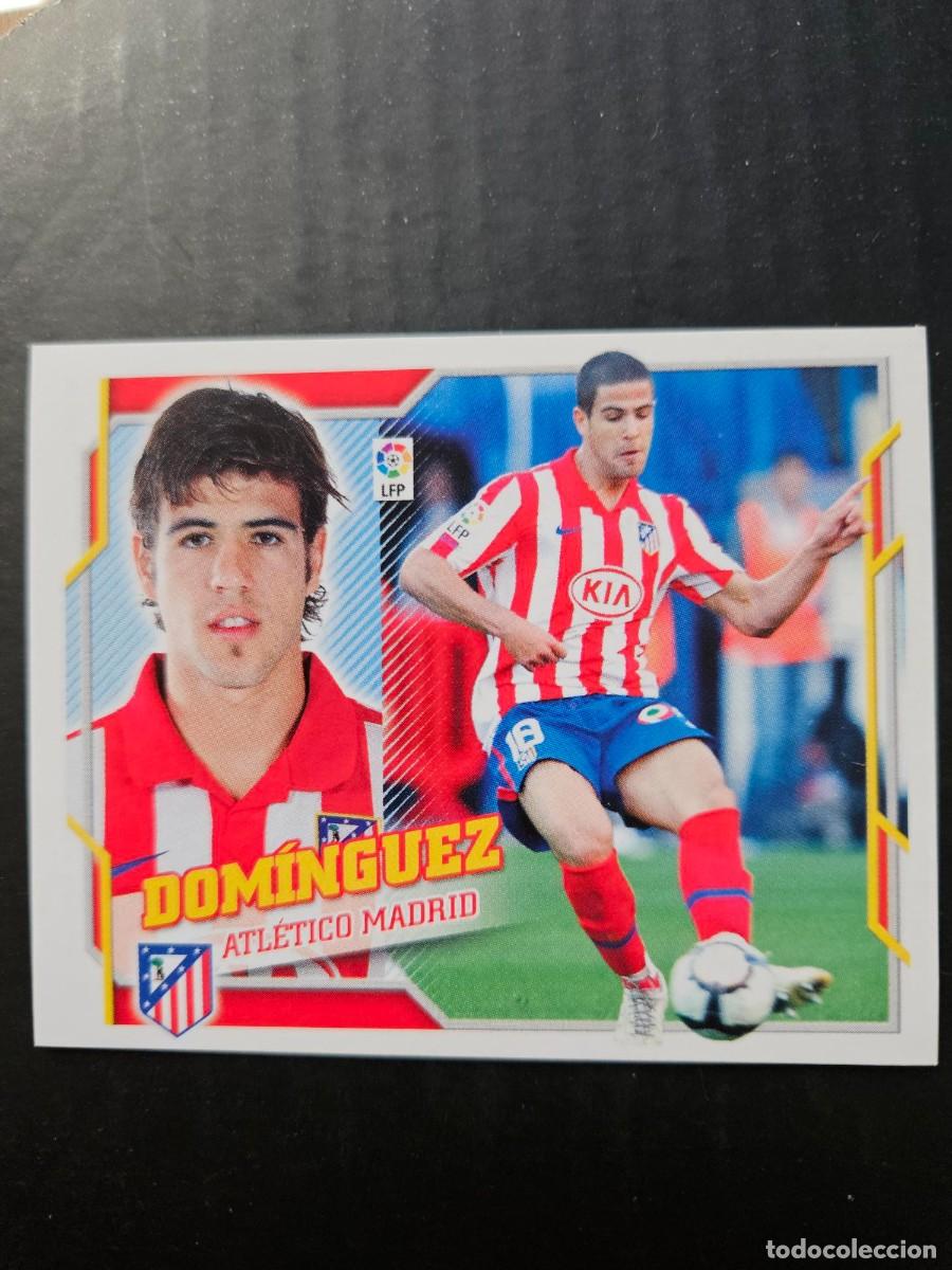 Figurine di Calcio: N&ordm; 5 DOMINGUEZ ATLETICO MADRID LIGA ESTE 10 11 2010 2011 SIN PEGAR NUNCA PEGADO