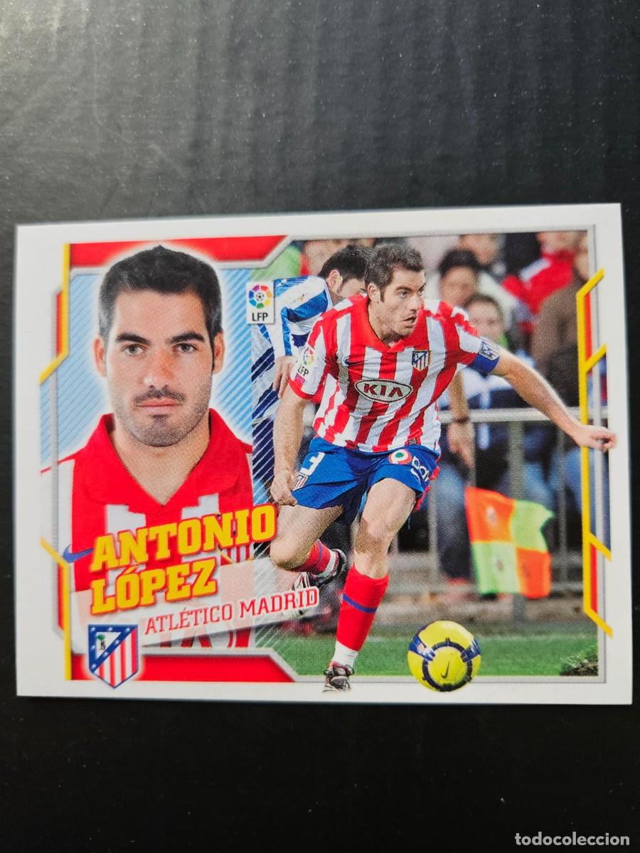 Fu&szlig;ball-Sticker: N&ordm; 7 ANTONIO LOPEZ ATLETICO MADRID LIGA ESTE 10 11 2010 2011 SIN PEGAR NUNCA PEGADO