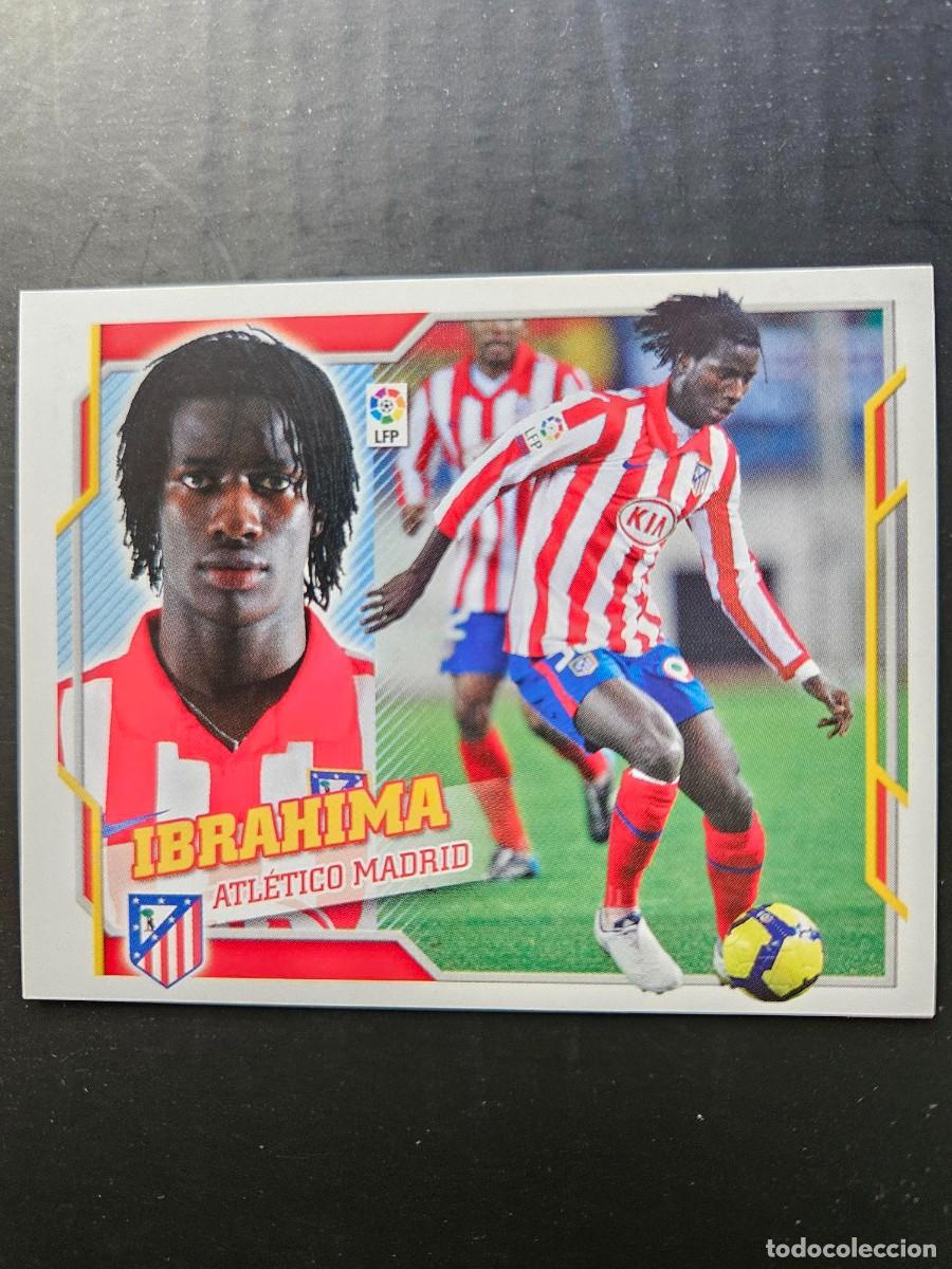 Fu&szlig;ball-Sticker: N&ordm; 14B IBRAHIMA ATLETICO MADRID LIGA ESTE 10 11 2010 2011 SIN PEGAR NUNCA PEGADO