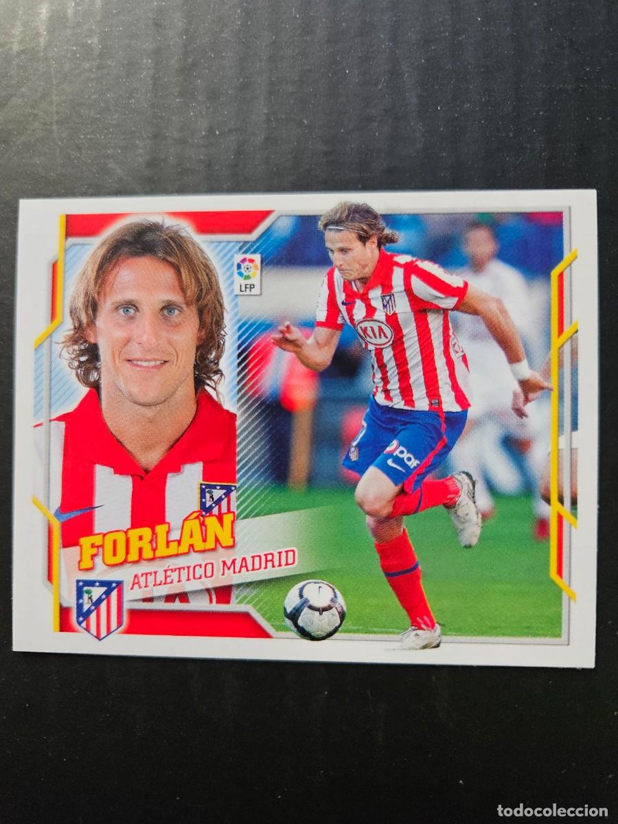 Fu&szlig;ball-Sticker: N&ordm; 15 FORLAN ATLETICO MADRID LIGA ESTE 10 11 2010 2011 SIN PEGAR NUNCA PEGADO