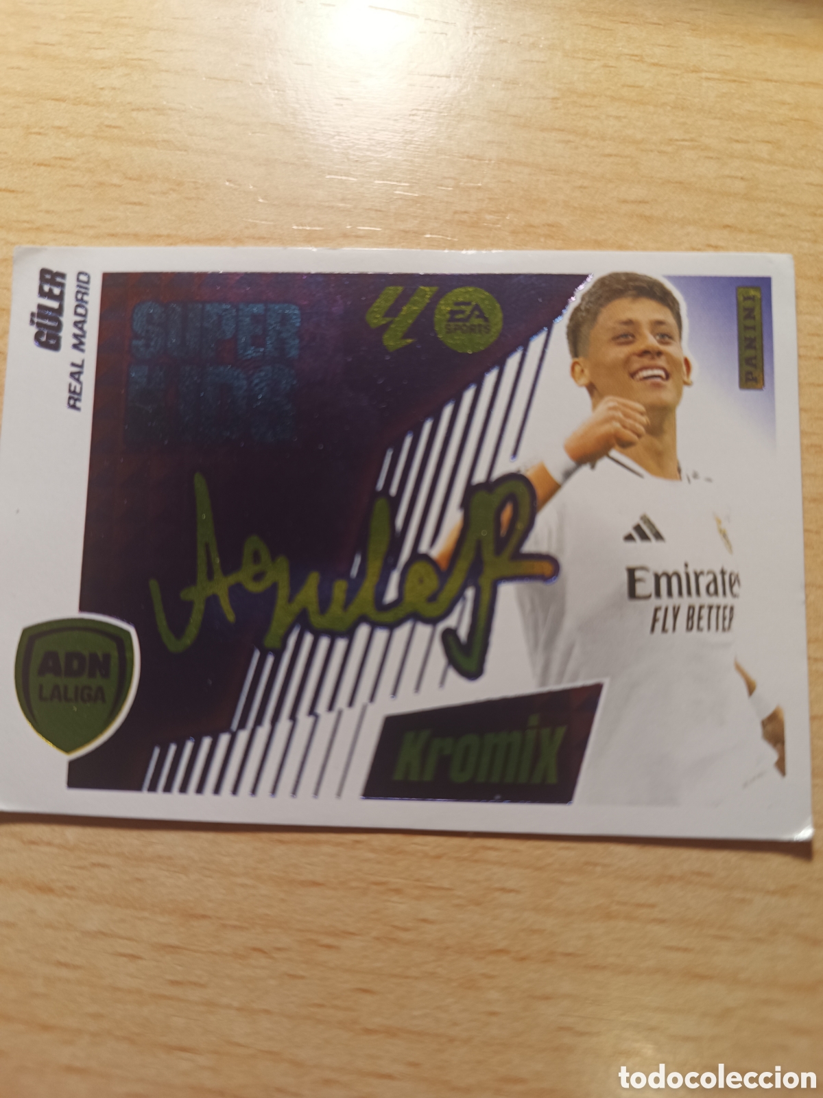 Figurine di Calcio: K10 K 10 ARDA GULER SUPER KIDS KROMIX REAL MADRID SIN PEGAR LIGA ESTE 2025 2026 PANINI 25 26