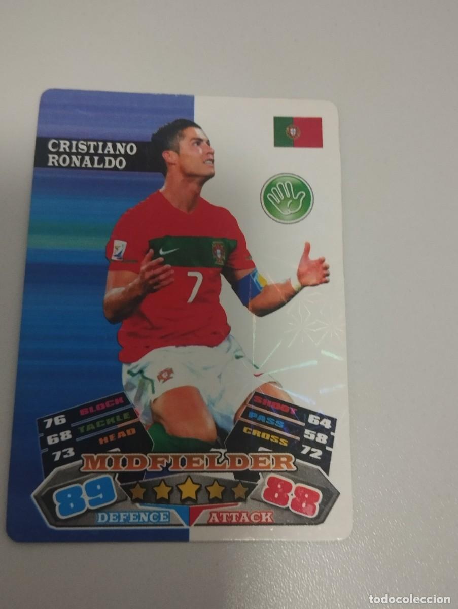 Cromos de F&uacute;tbol: CRISTANO RONALDO CROMO CARTA MUNDIAL BRASIL 2014 H3