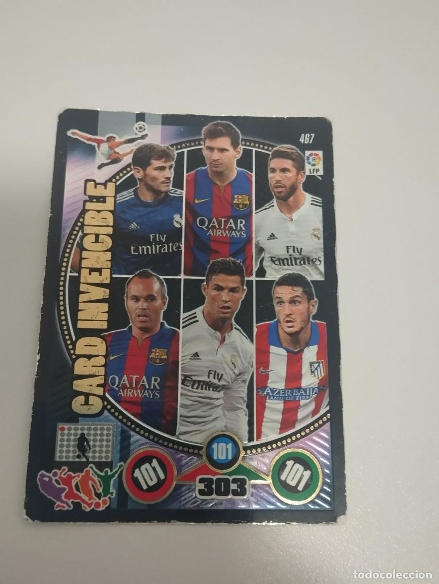 Fu&szlig;ball-Sticker: CARD INVENCIBLE 2014 2015 14 15 ADRENALYN 467 H3