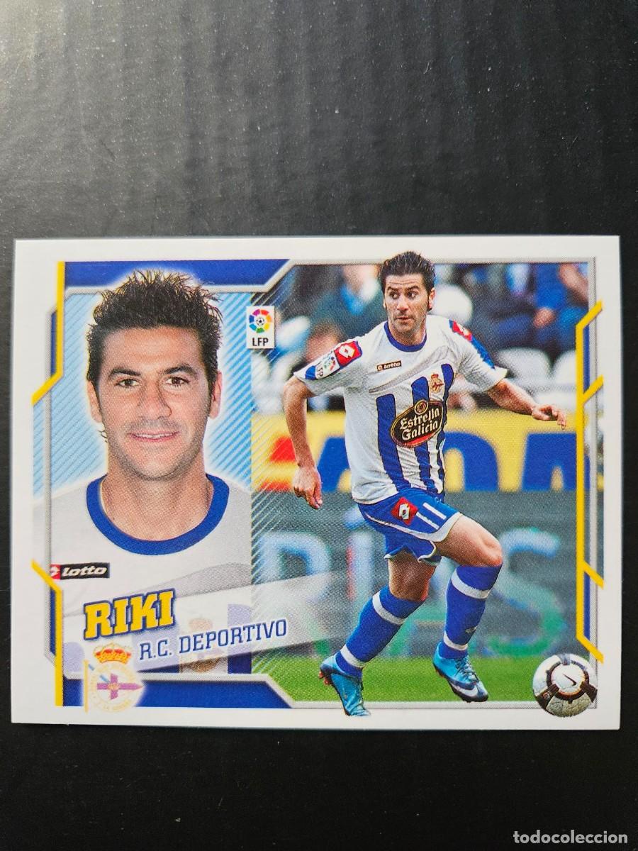 Figurine di Calcio: N&ordm; 14B RIKI DEPORTIVO LIGA ESTE 10 11 2010 2011 SIN PEGAR NUNCA PEGADO