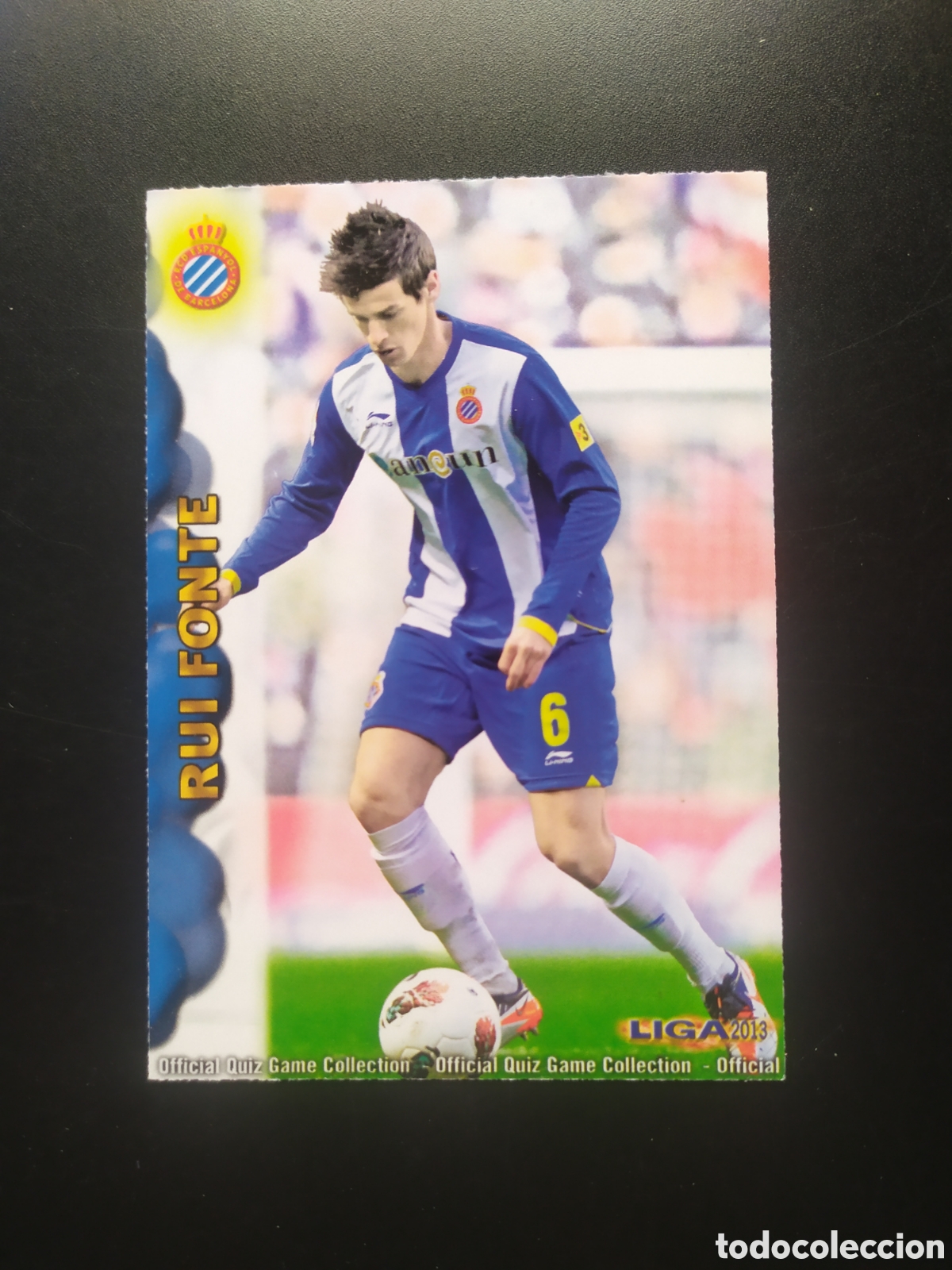 Cromos de f&uacute;tbol: Mundicromo fichas Liga 2012 2013 12 13 Rui Fonte n&deg; 369 Espanyol