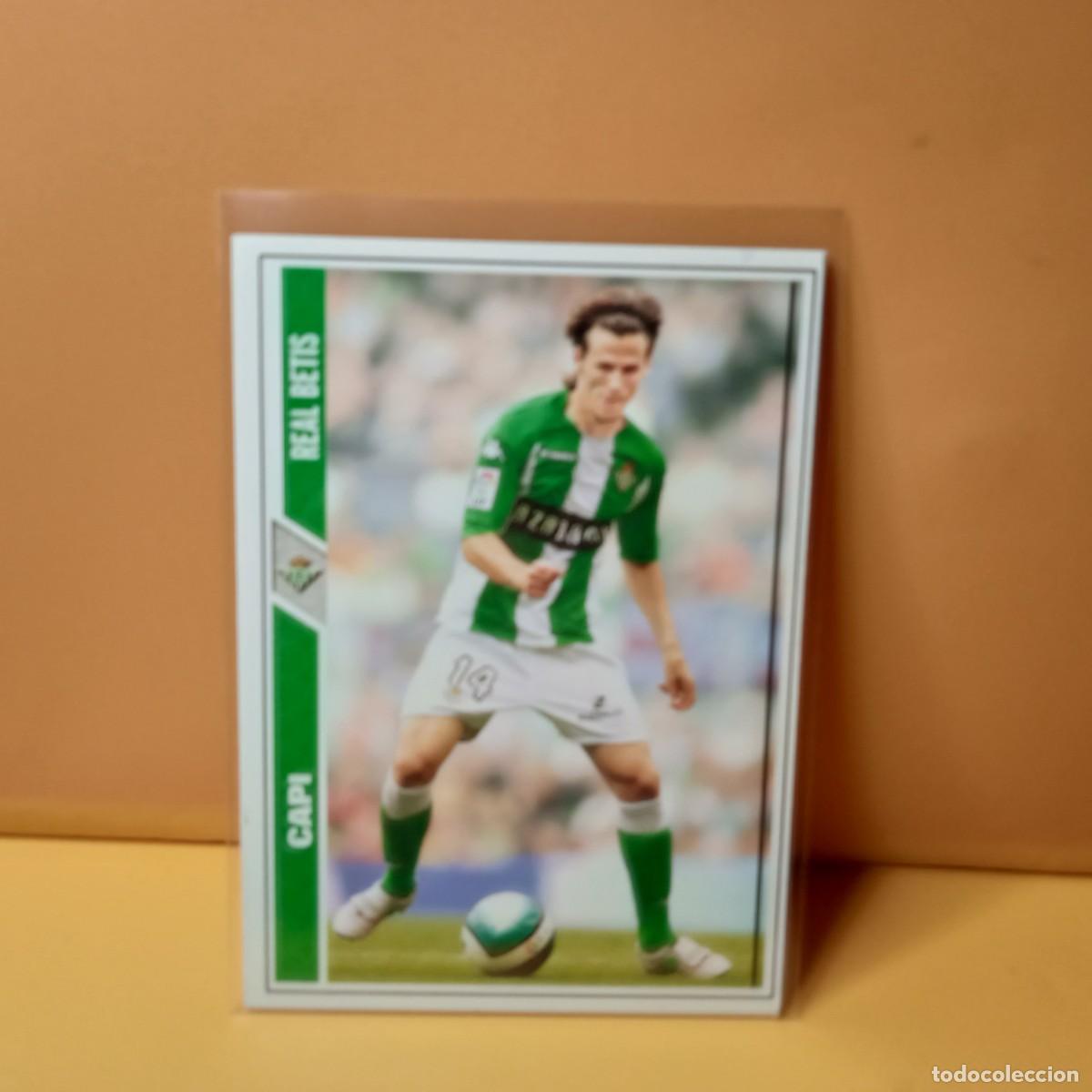Figurine di Calcio: MUNDICROMO 2007 2008 07 08 REAL BETIS CAPI 422